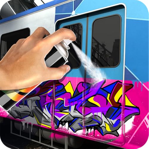 Draw Spray Graffiti Train