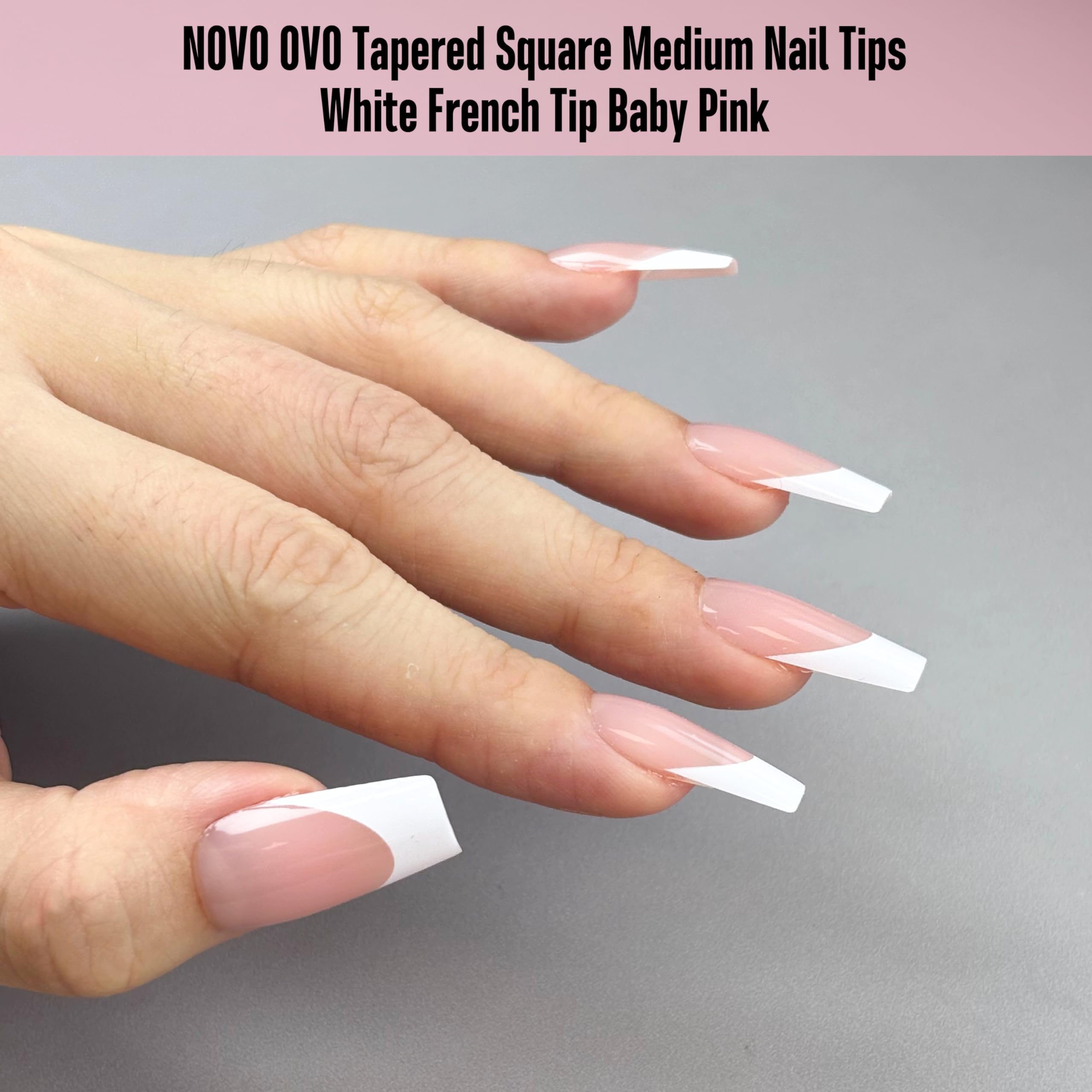 NOVO OVO Soft Gel Full Cover Nail Tips