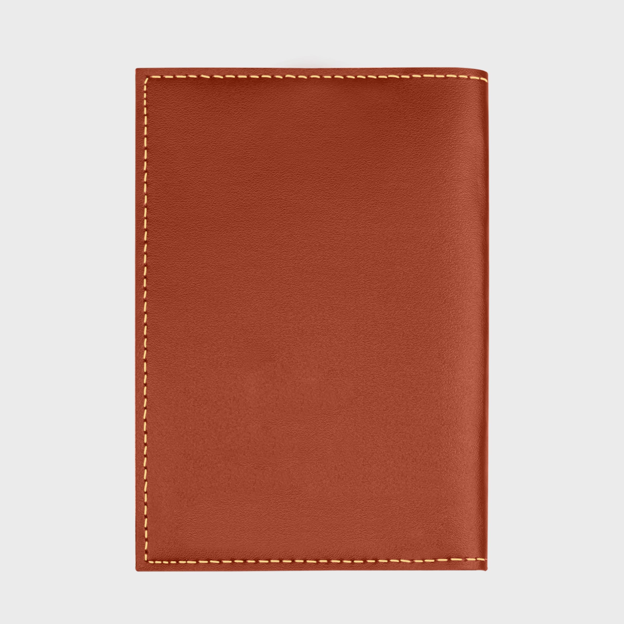 The Wallet Store Leather Passport Cover - Tan