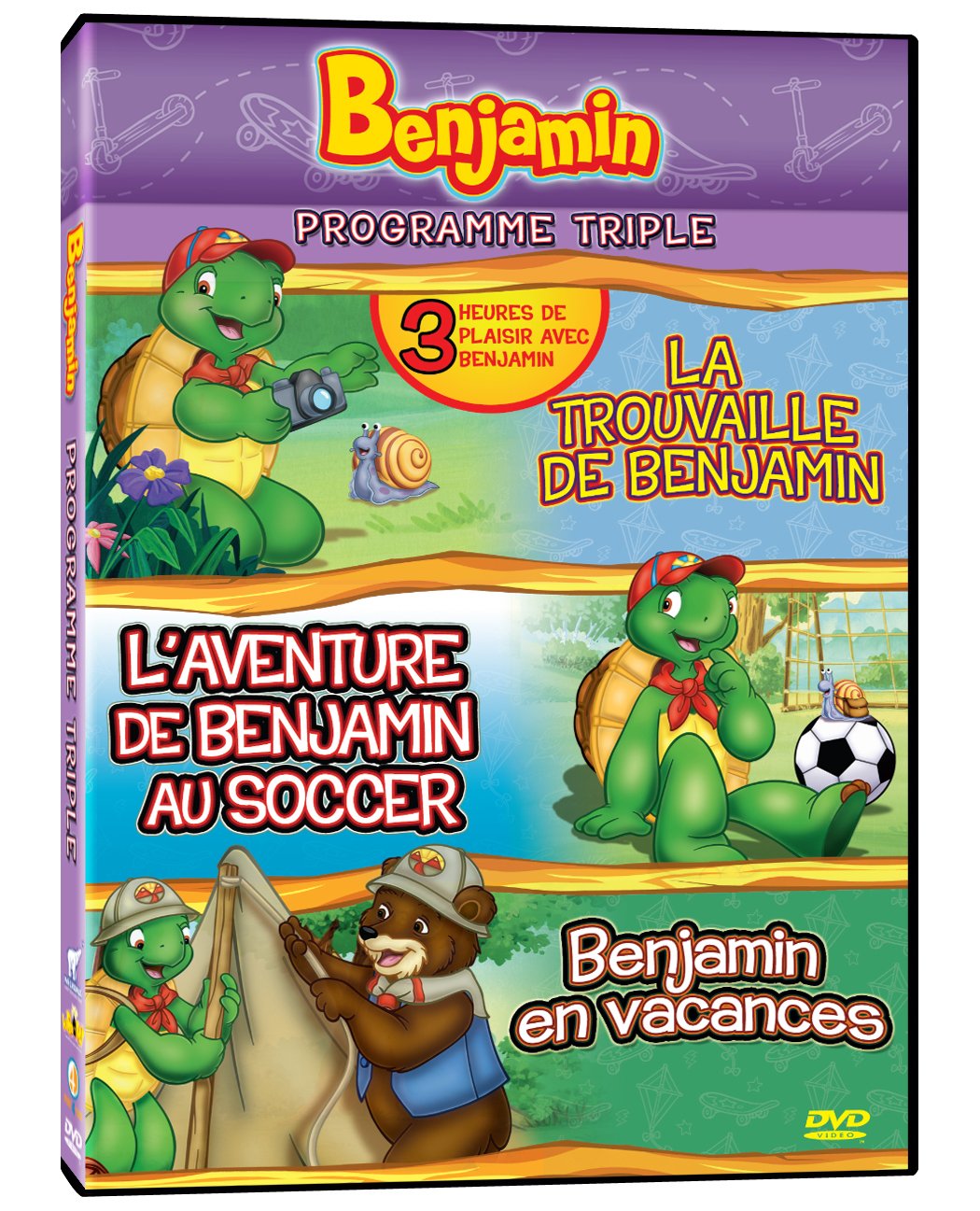 Benjamin Programme Triple - La trouvaille de Benjamin/Benjamin le magnifique/L'Aventure de Benjamin au Soccer [DVD]