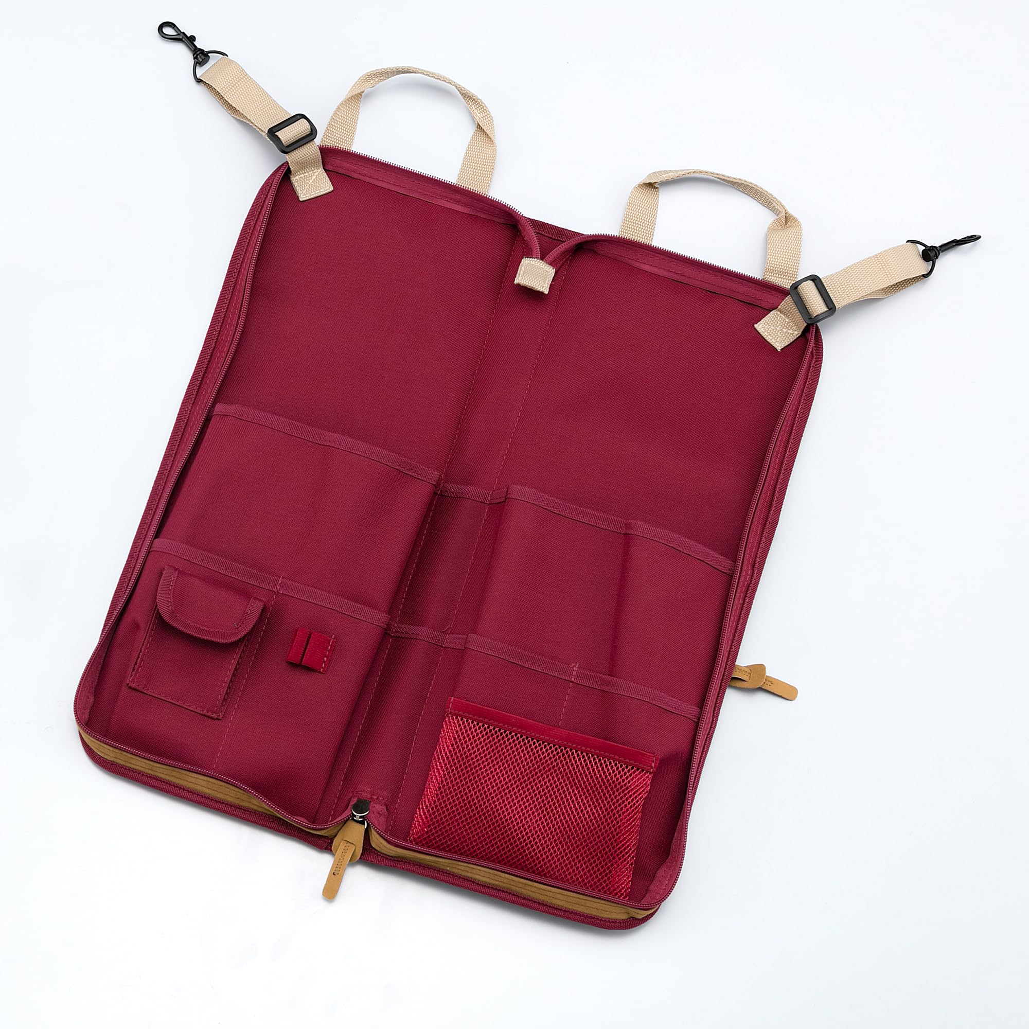 Tama TSB24WR Powerpad Designer Drum-Stick/Mallet Bag (Wine Red) - Sac pour baguettes de tambour