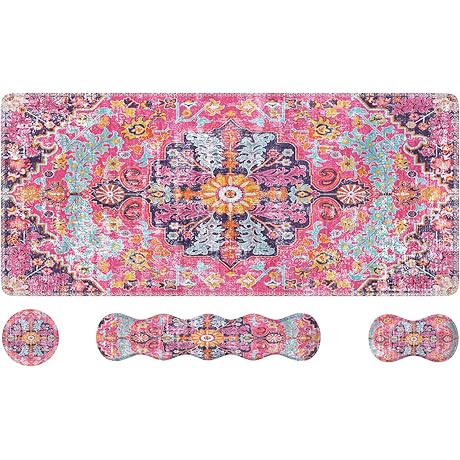 iLeadon Desk Mat Set: 4-in-1 Comfort and Style for Home and Office