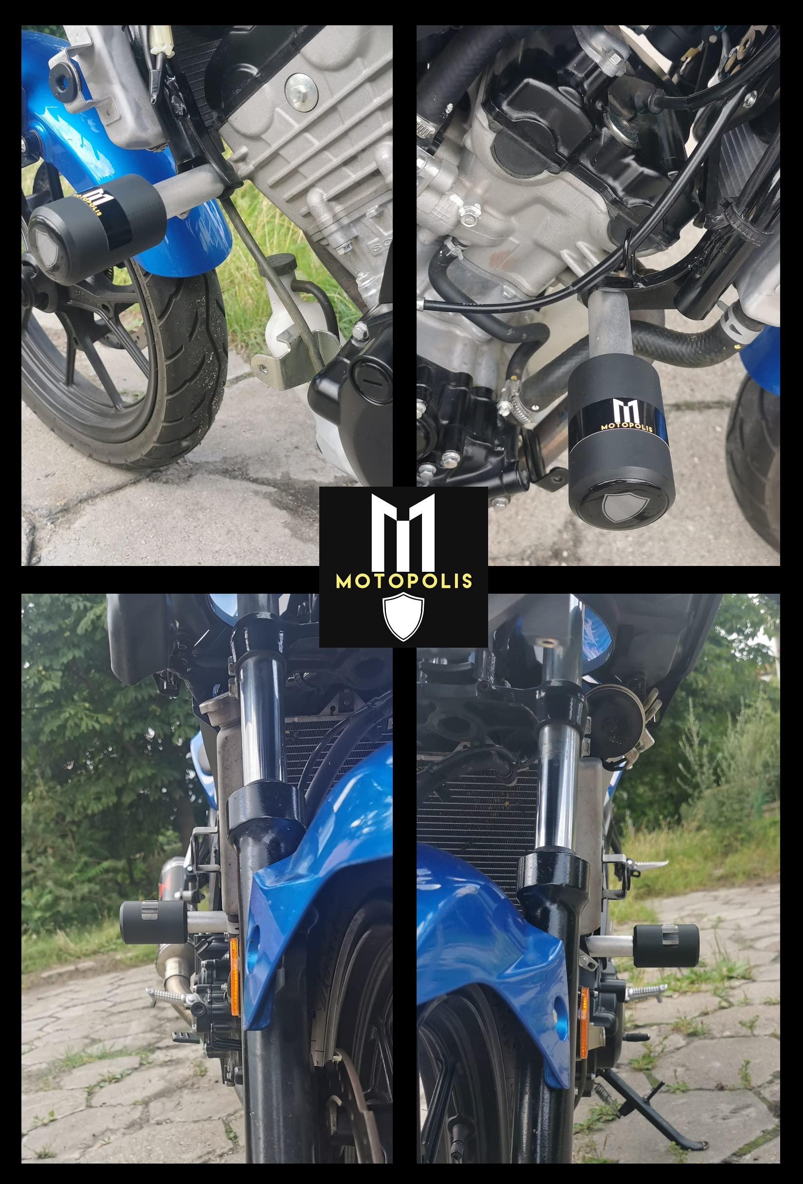 SUZUKI GSX-S 125 GSXS 2020-... - TOPES ANTICAIDA CRASH PADS PROTECTORS BOBBINS