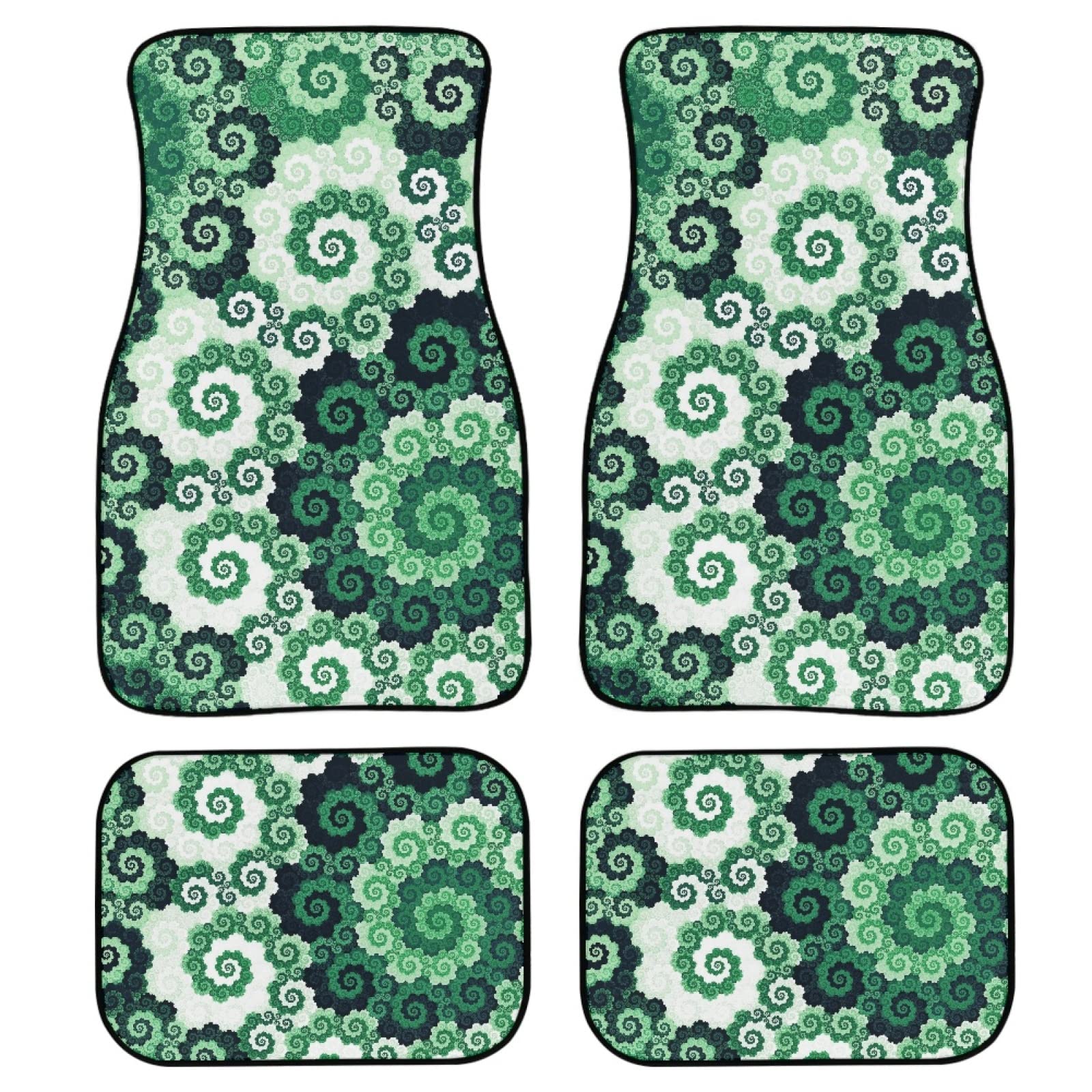 Tappetini universali in gomma resistente, set completo di 4 pezzi, con retro in gomma anteriore e posteriore