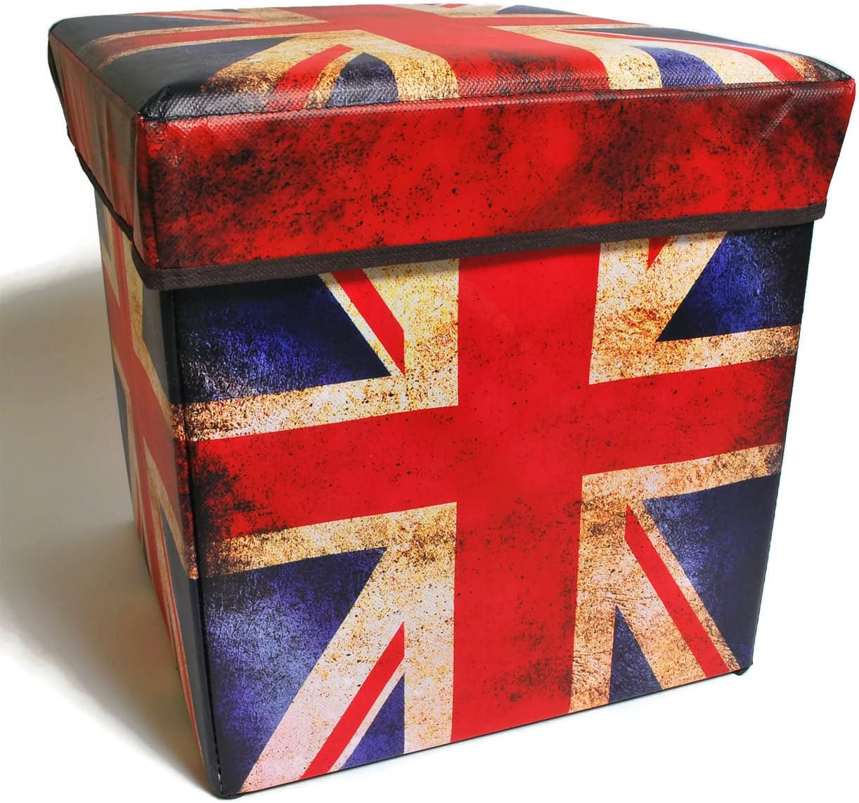 Inymall Home Interior Storage Ottoman (British Flag Design)