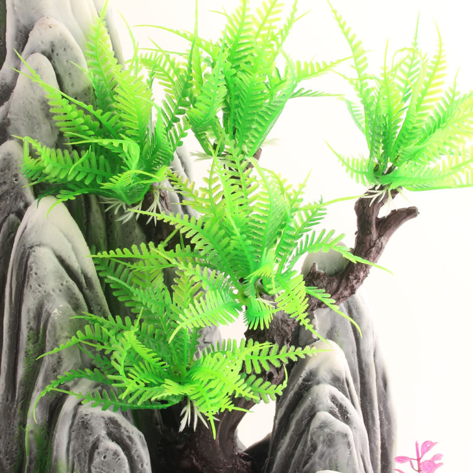 Decoración Del Acuario Adornos Acuario Decoracion Pecera Acuario De Paisajismo Grande De 55 * 48 Cm, Jardín De Rocas Grande, Jardín De Rocas Artificiales, Adornos De Piedra, Paisaje, Acuario De Combin