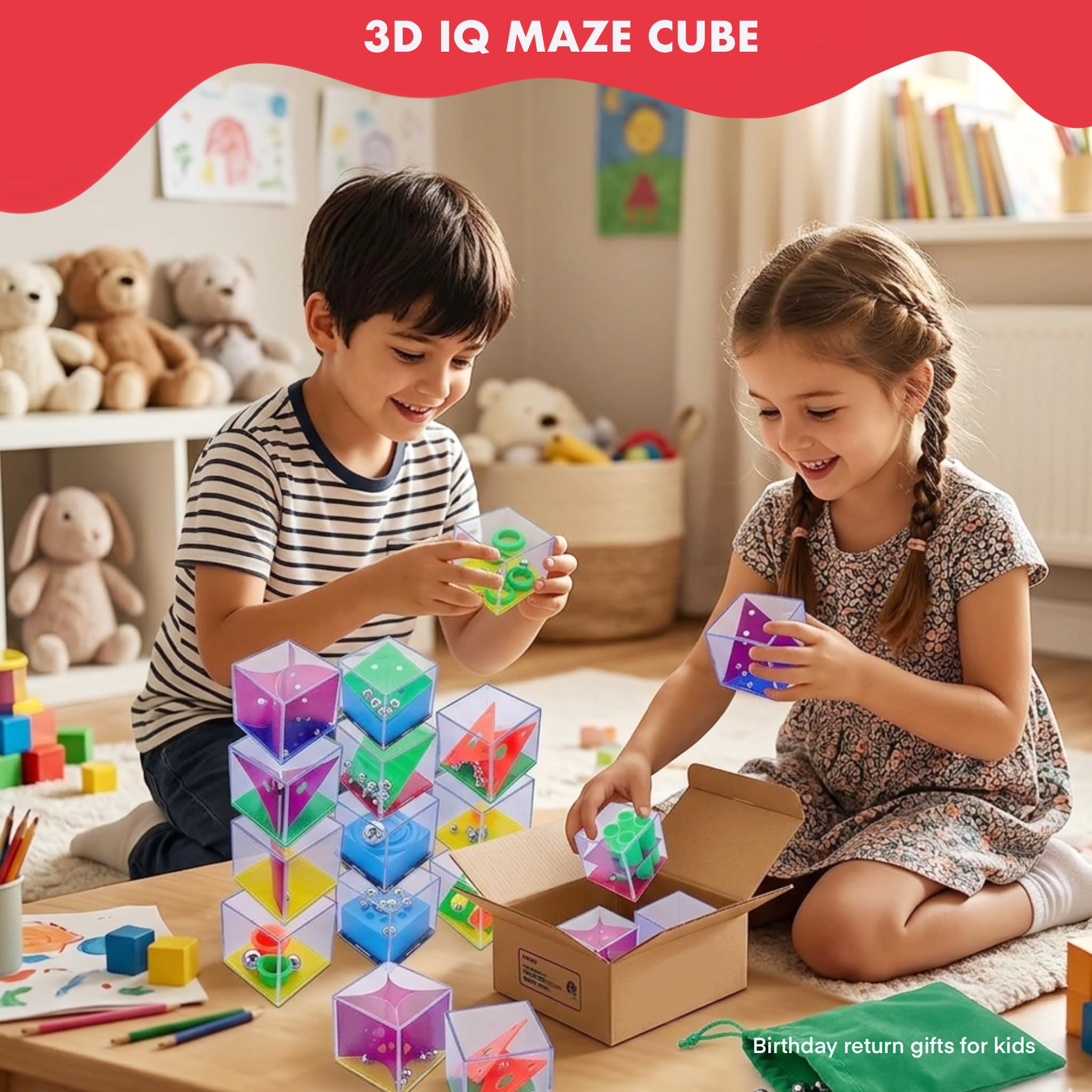 SNAPTRON Return Gifts for Kids-24Pcs Mini Puzzles Return Gift in Bulk|Birthday Return Gifts for Kids Age 3 4 5 6 7 8 9| Mini Puzzle Games for Boys Girls| Best Toys for Kids — Amazon image 2