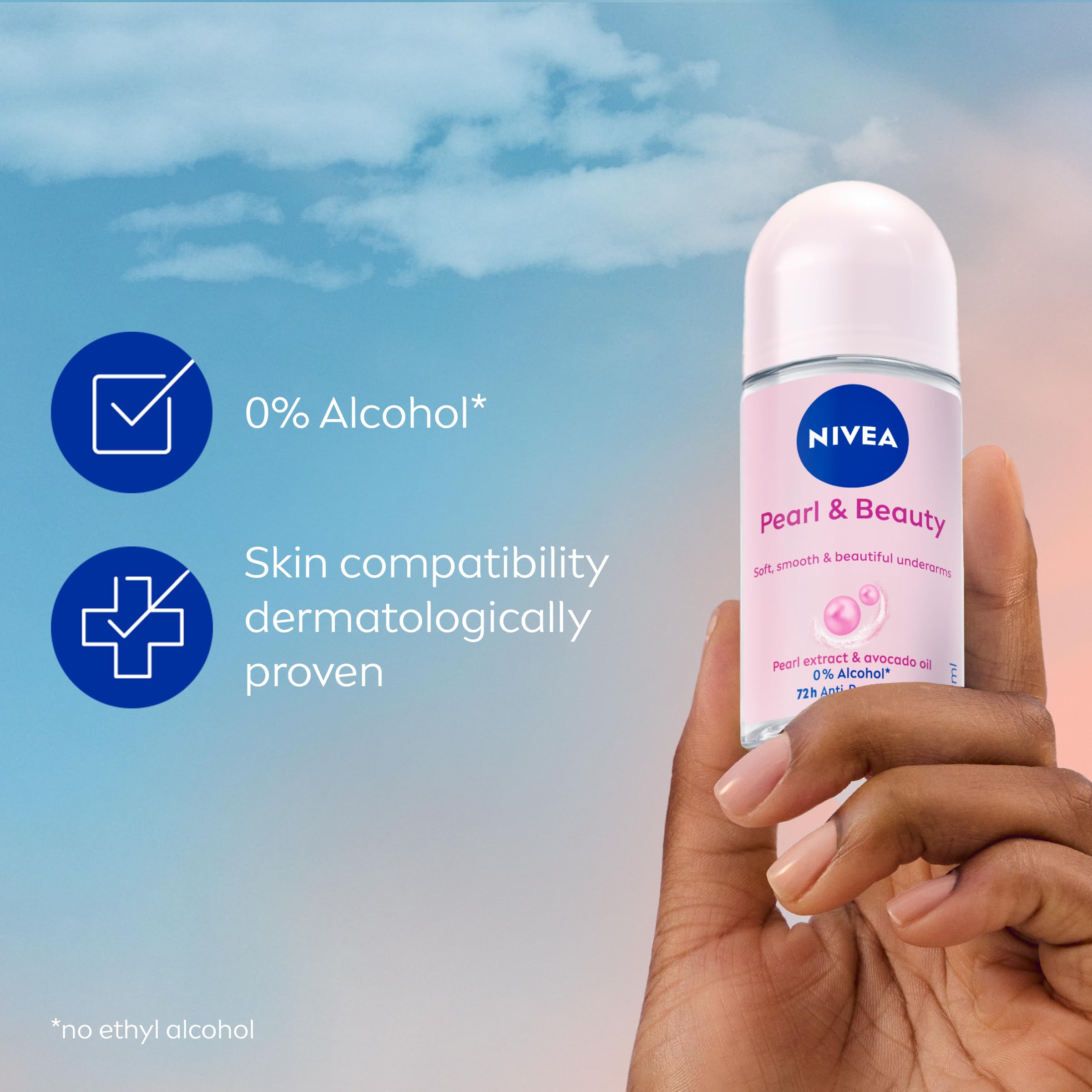 NIVEA パール＆ビューティー デオドラント 50ml X 9点 Amazon.com: Nivea Pearl & Beauty Anti-Perspirant Roll-On 50
