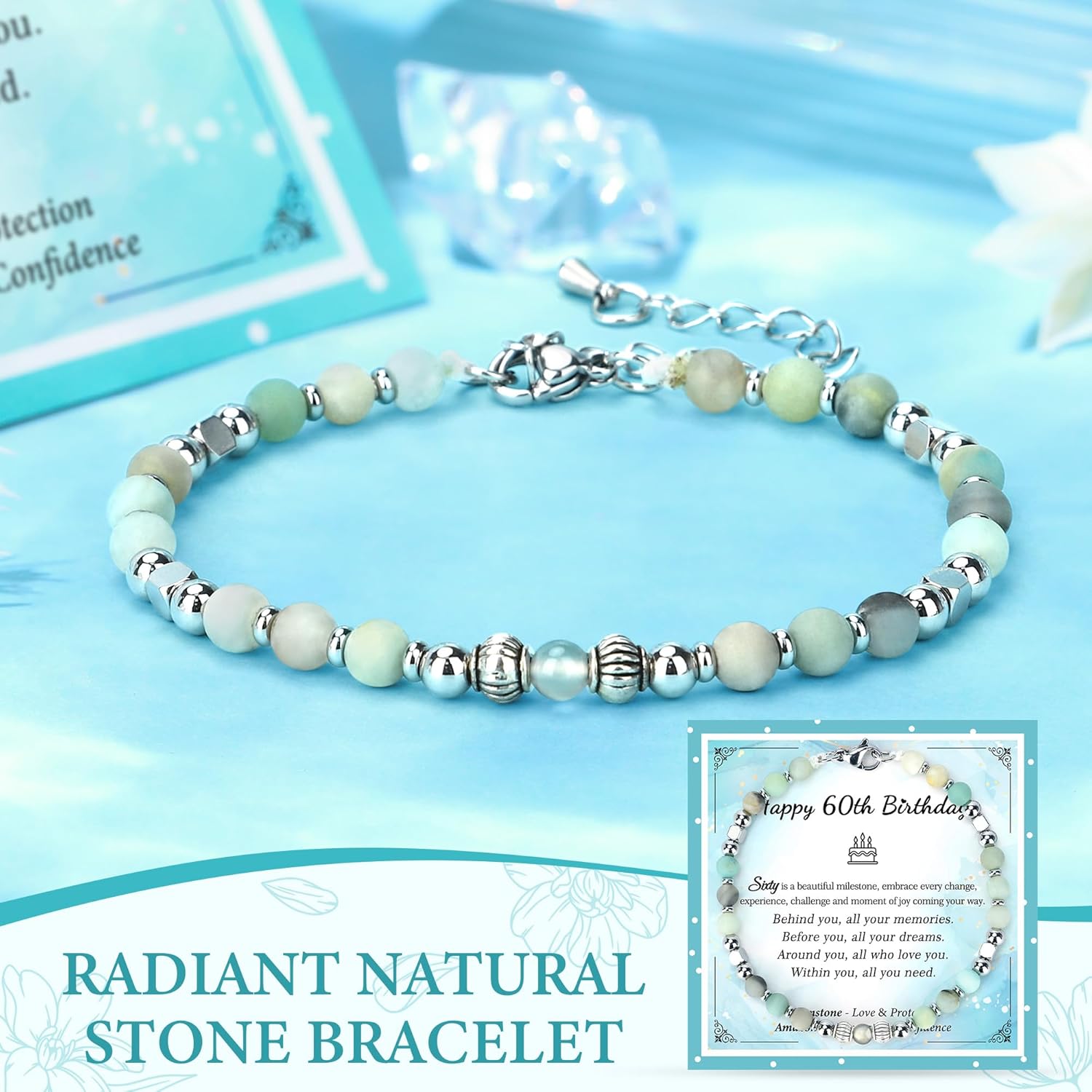 60th Birthday Gifts for Women 60 Year Old Birthday Gifts for Women Cool Fabulous Gift Ideas for Woman in Their 60s Funny 1966 Gift for 60 Year Old Woman Happy 60th Bday Decorations with Tumbler Bag - Image 6