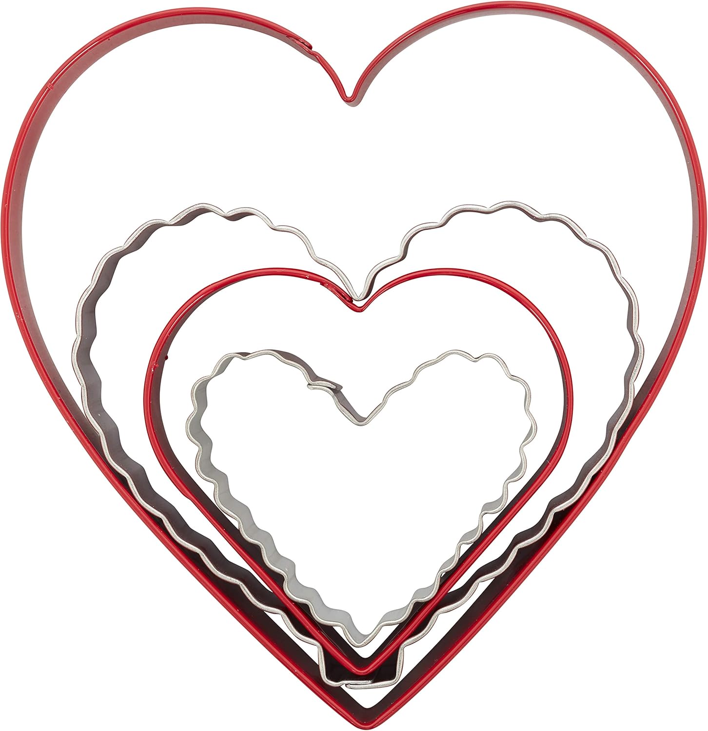 ウィルトン　From The Heart ネスティングクッキーの抜き型セット 1 - Pack 2308-1203