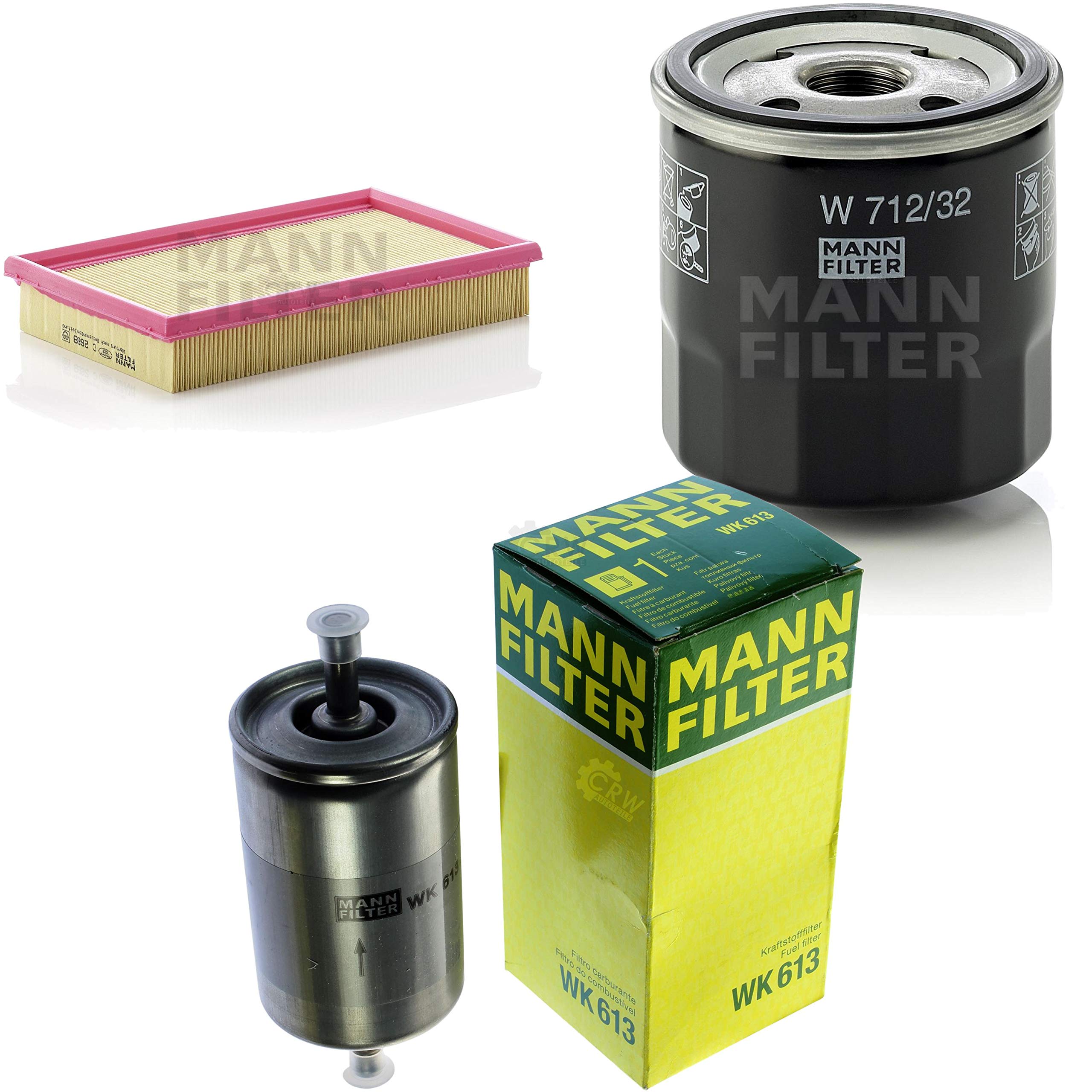 MANN-FILTER - Set di ispezione, filtro del carburante, filtro dell'olio, filtro dell'aria