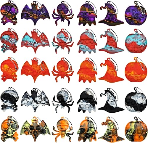 24 piezas de regalos para el día de San Valentín para niños mini llavero para la ansiedad mini burbujas para reventar regalos de fiesta del día de