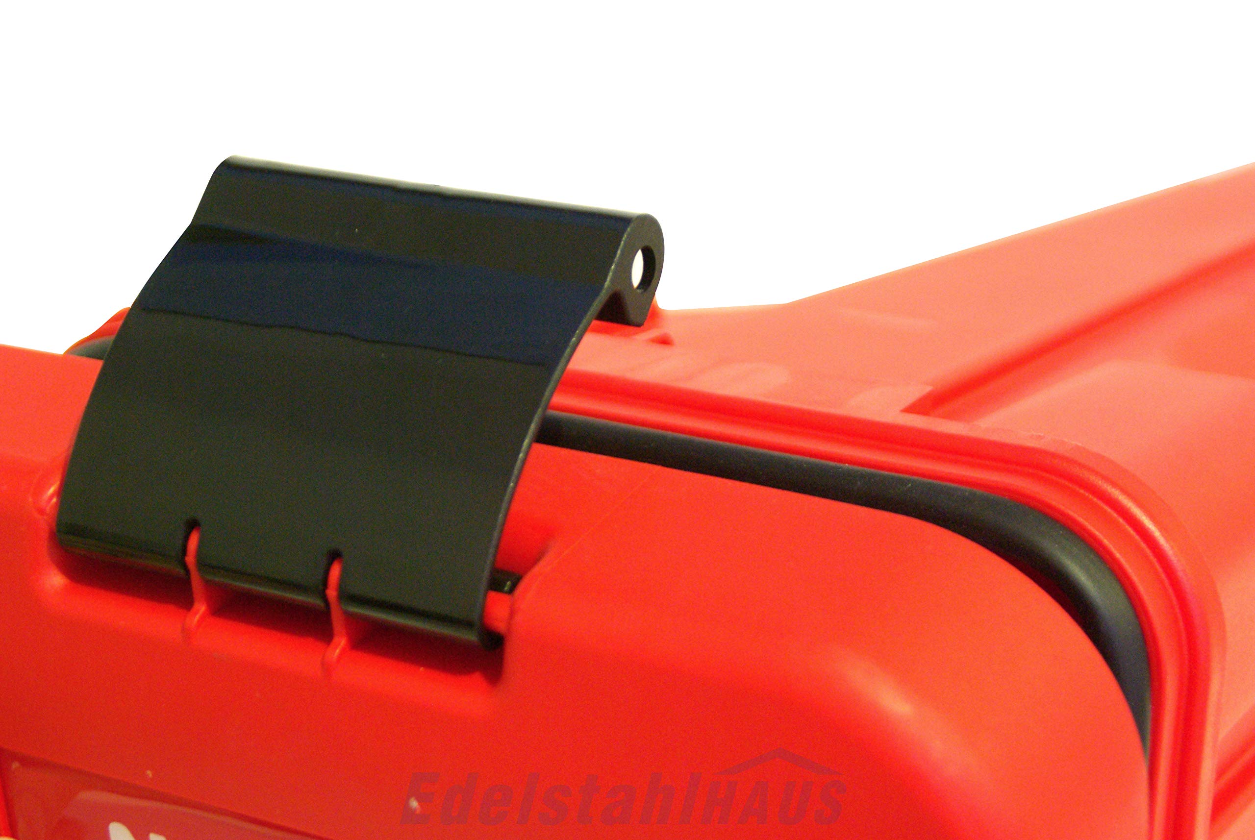 Caja para extintor de incendios, incluye Daken Sliden Daken S6+VH401 - Soporte vertical para extintor de incendios de 6 kg (160 mm de diámetro, carcasa de acero inoxidable)