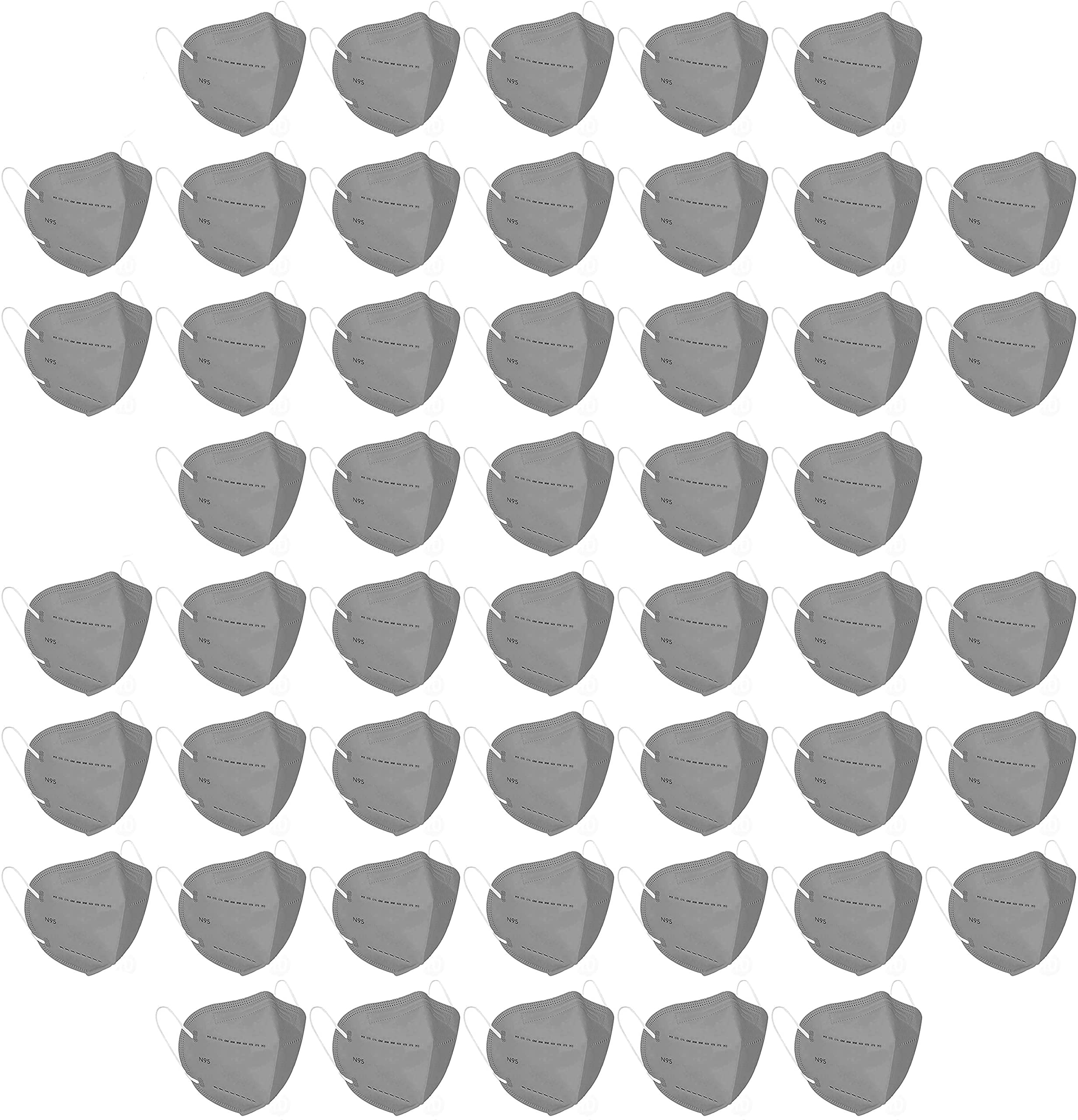 Maitri Non-Woven Fabric Reusable 5 Layered Ear-Loop N 95 Face Mask For Mens And Womens (Without Valve) -Pack of 50 Piece (B094QNSW8T) Amazon Price History, Amazon Price Tracker