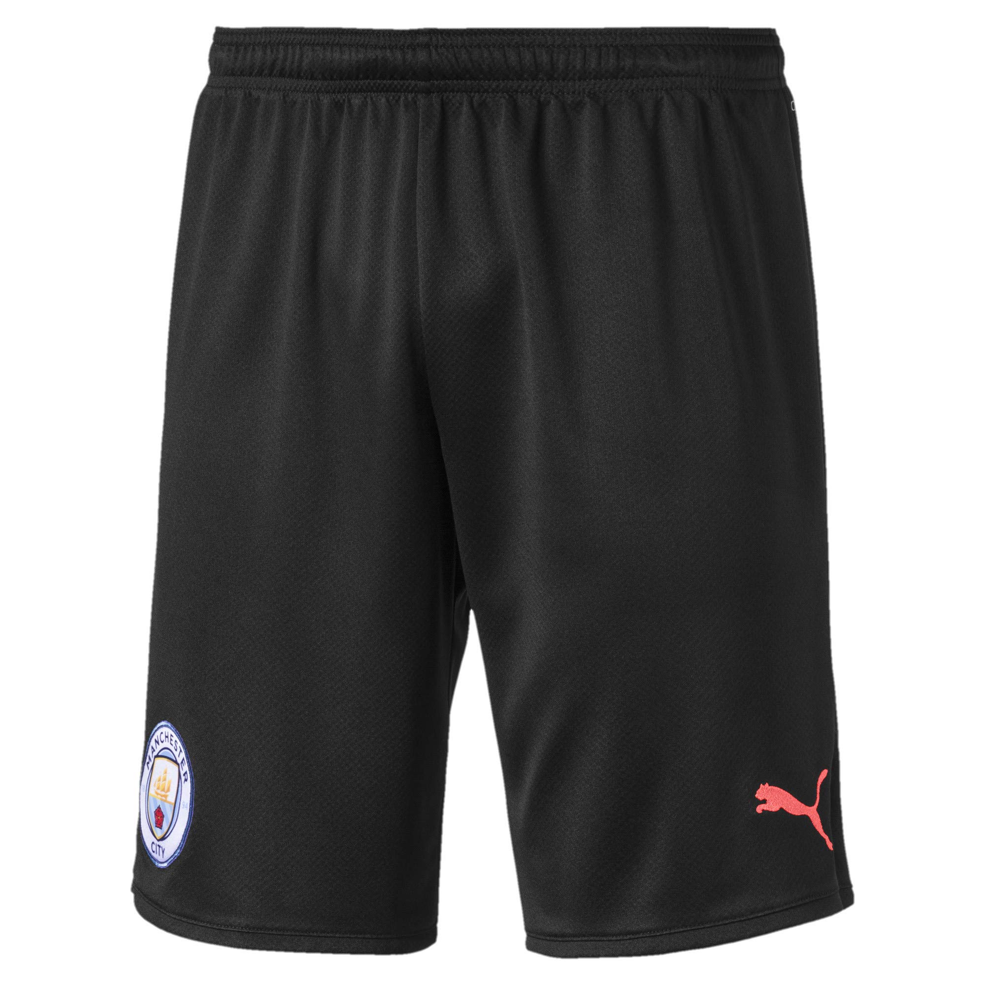 Puma Herren MCFC Shorts Replica Black-Georgia Peach, L