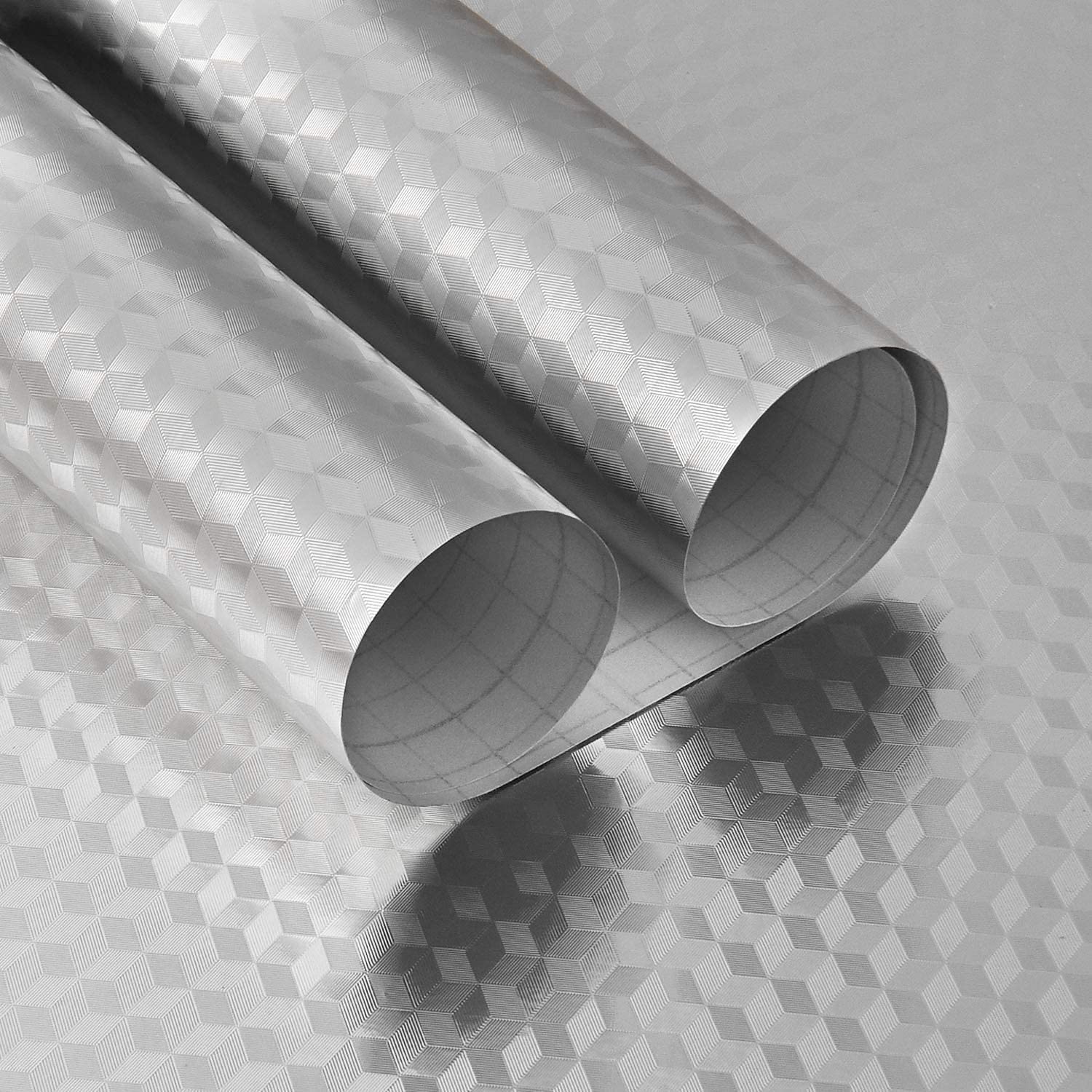 Vaidika Kitchen Waterproof, fire Proof Sheets, Kitchen Wallpaper for Home and Kitchen, Heat Resistant Wallpaper for Kitchen, Kitchen self Stickers Sheet, Vinyl Stickers for Wall (2 M Silver 3D PA) (B0C1V6JS18) Amazon Price History, Amazon Price Tracker