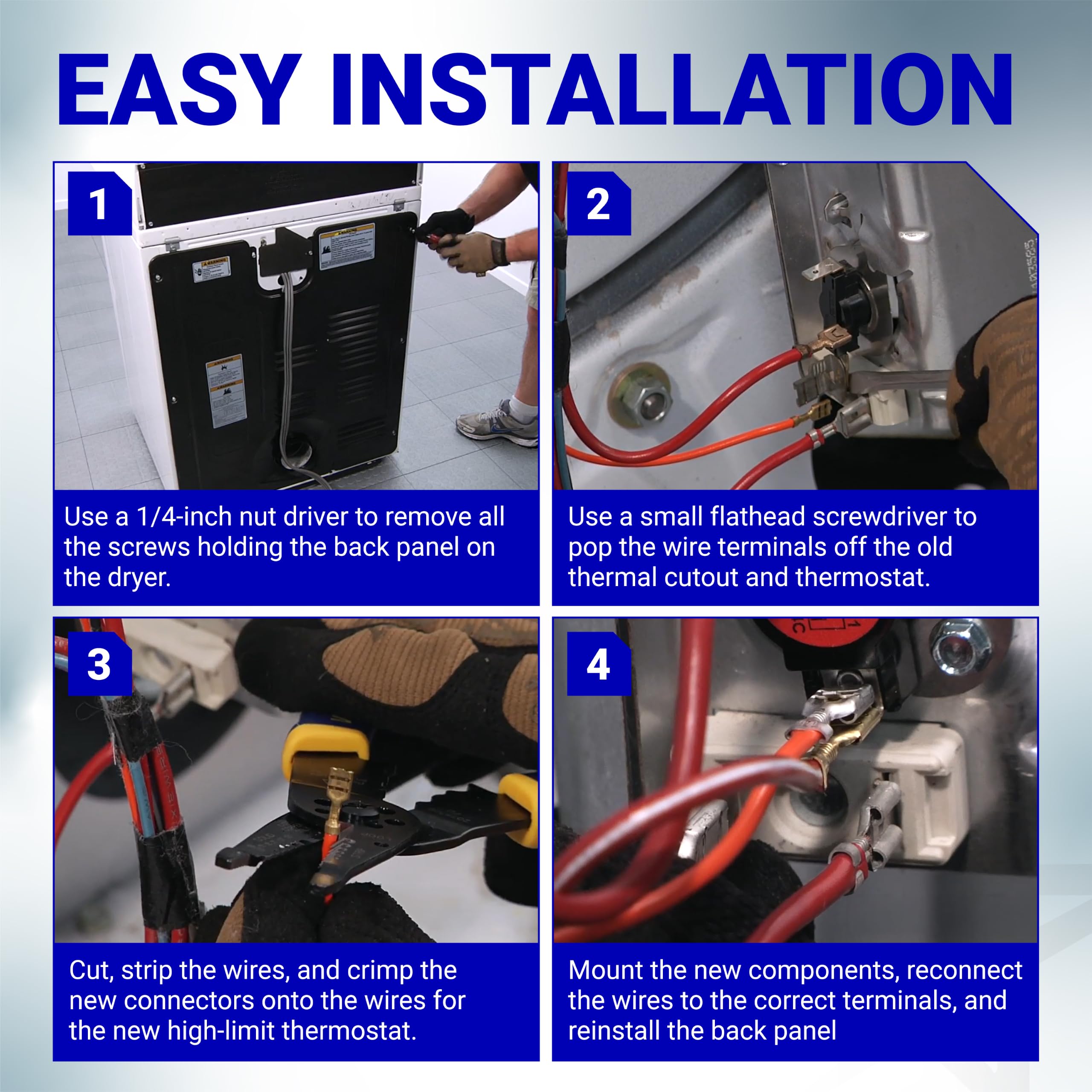 Amazon.com: Upgraded 279816 Dryer Thermal Cut-off Kit - Compatible