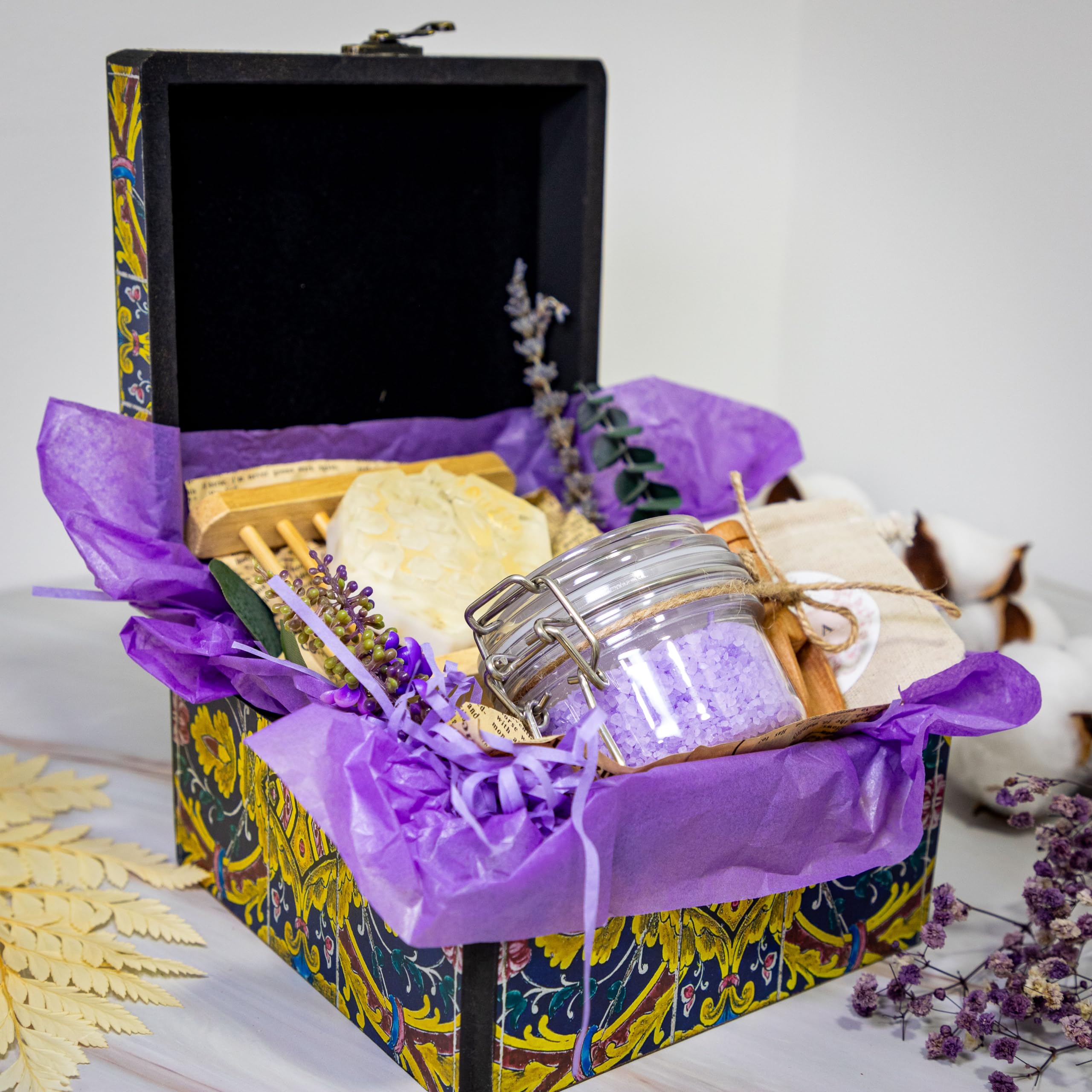 Sofia Harmony Spa Retreat Set - Honey and Lavender Infused Self-Care Essentials