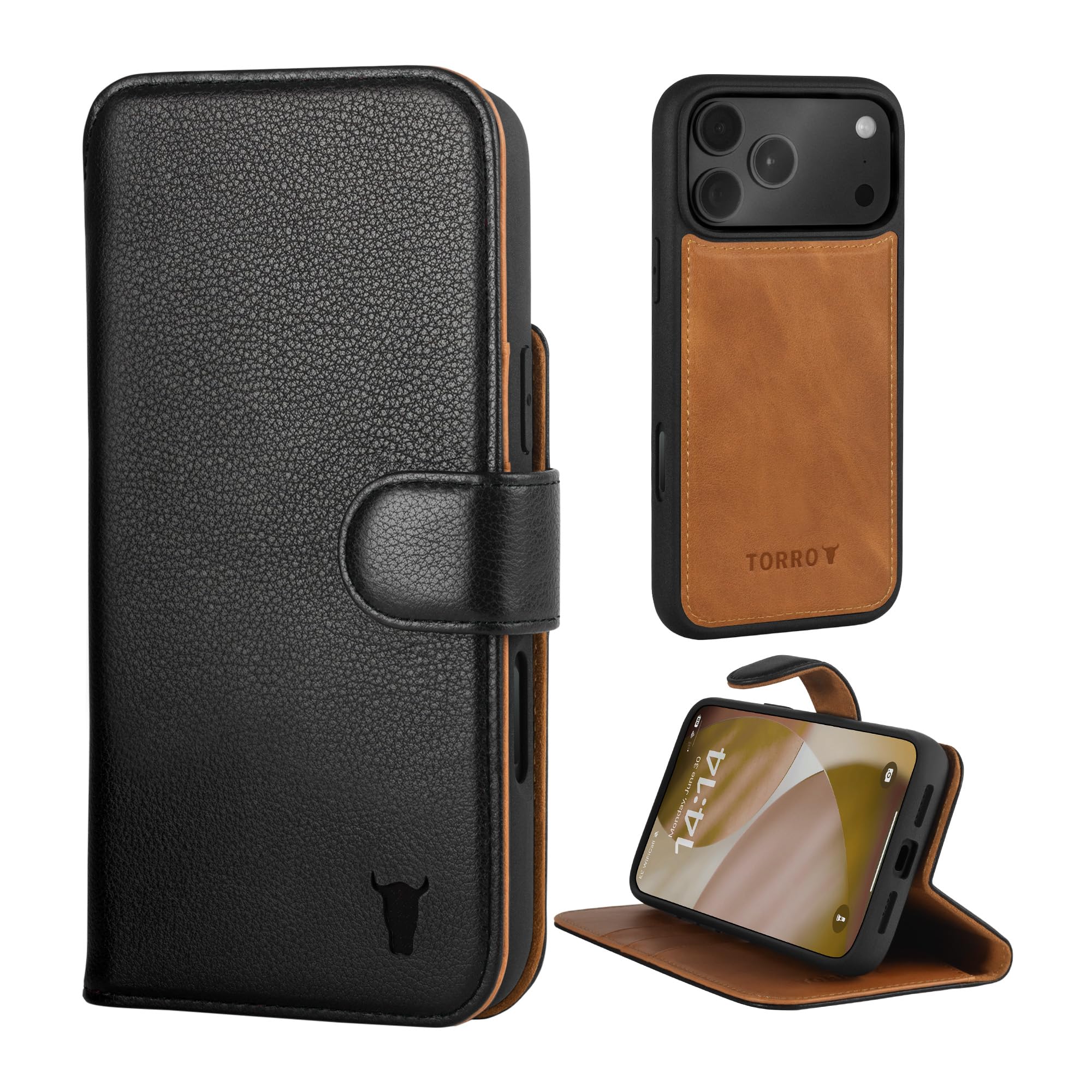 Amazon.com: TORRO Leather Case Compatible with iPhone 17 Pro Max