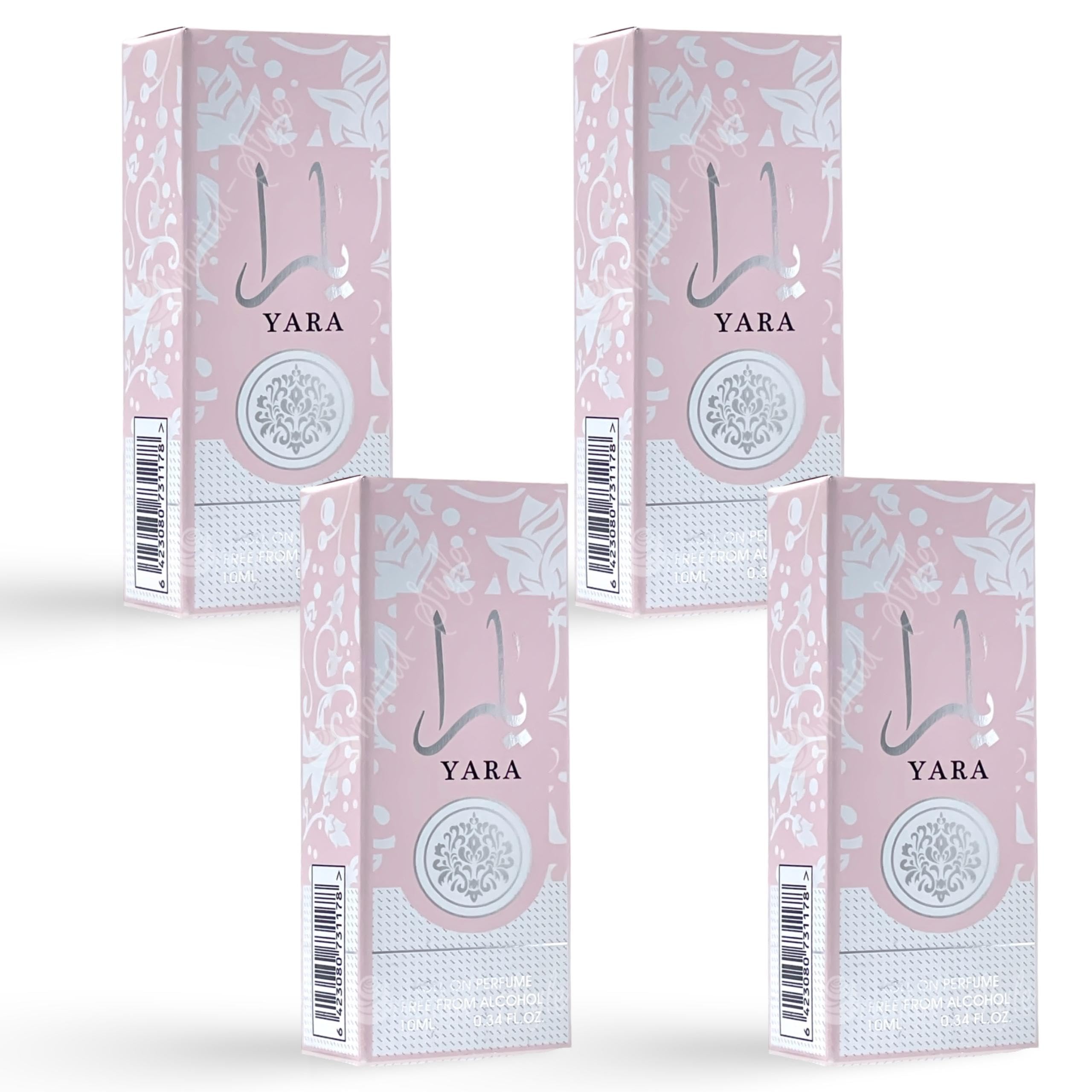 ODORZ Yara Roll On Perfume Oil for Women, Alcohol-Free, Long-Lasting Fragrance, 10 ml - Women’s Perfume, Ideal for Travel and Gifts, Perfume For Women (pack of 4)