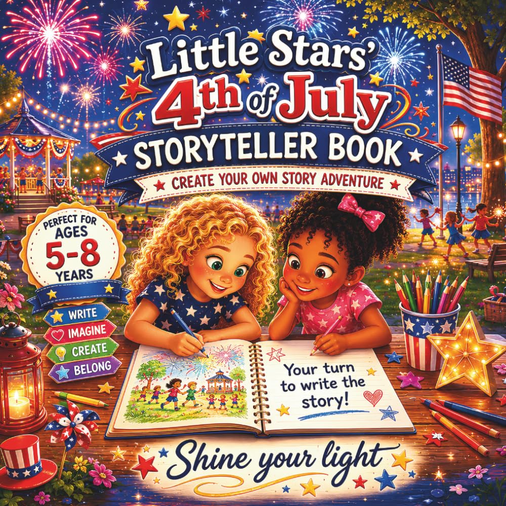Little Stars' 4th July Storyteller Book: Create Your Own Story Adventure (Little Star Emotional Adventures)
