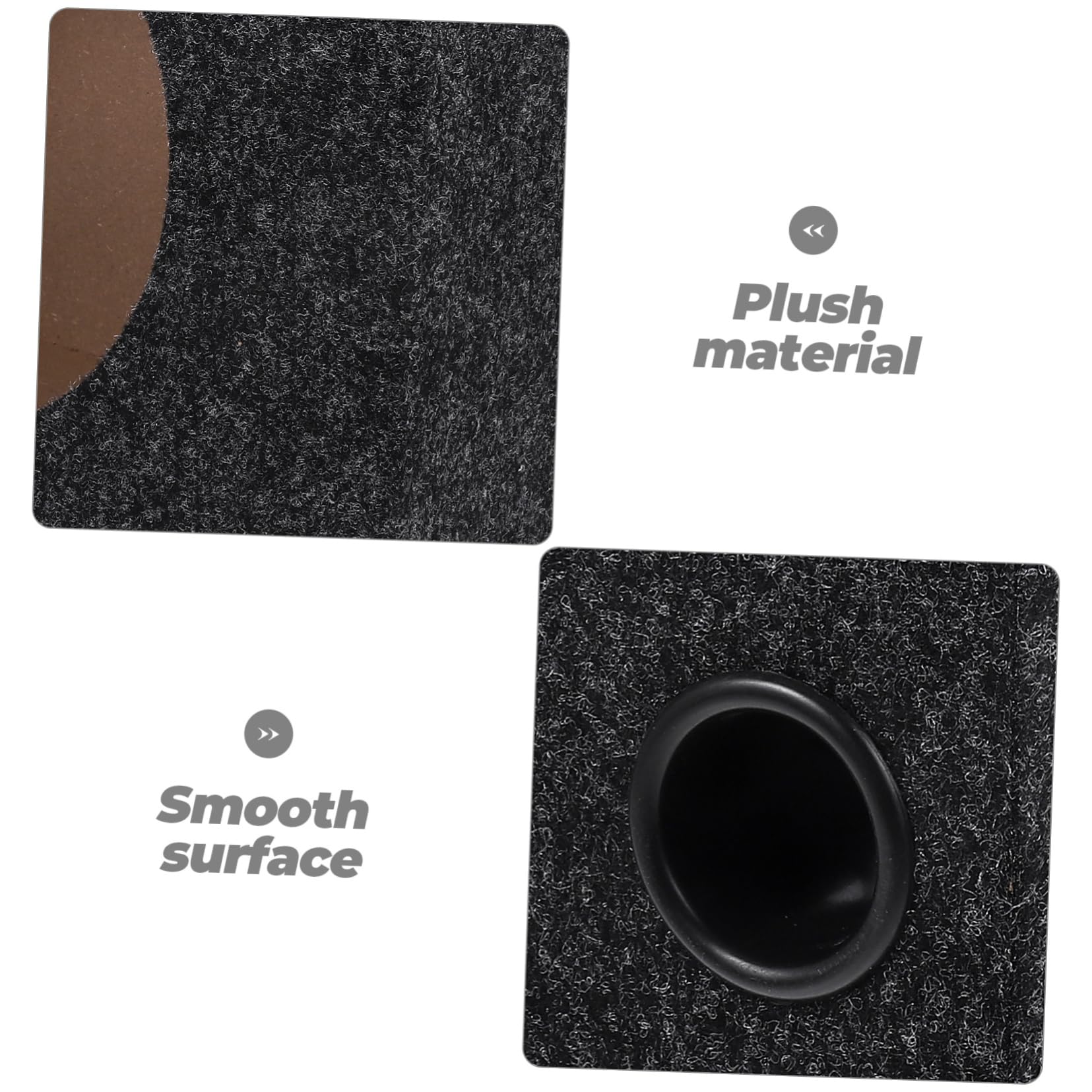 Tappeti Box Sub Scatola Di Altoparlanti In Legno Singolo Subwoofer Da 8 Pollici Custodia Sigillata Tappeto Passivo In Lega Di Zinco Scatola Vuota Di Legno Altoparlante Audio Basso