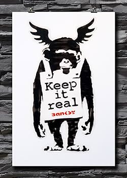 即決本物Banksy KEEP LEFT バンクシー大判ステッカー激レア