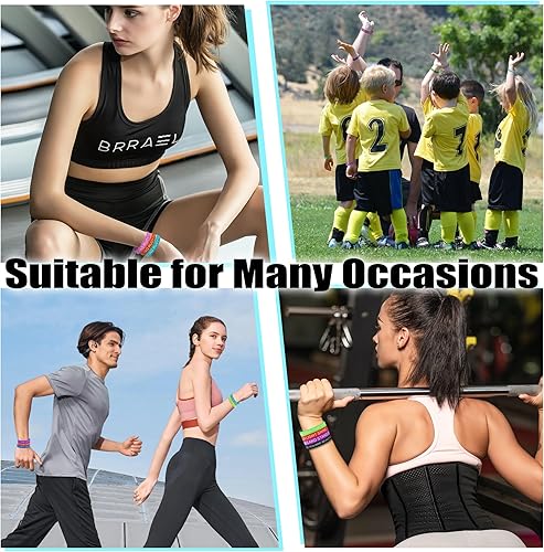 Miniatura 6 de 30-5000 pulseras de silicona personalizadas a granel con texto, imágenes prediseñadas, logotipo, pulseras de goma para eventos, regalos, apoyo,