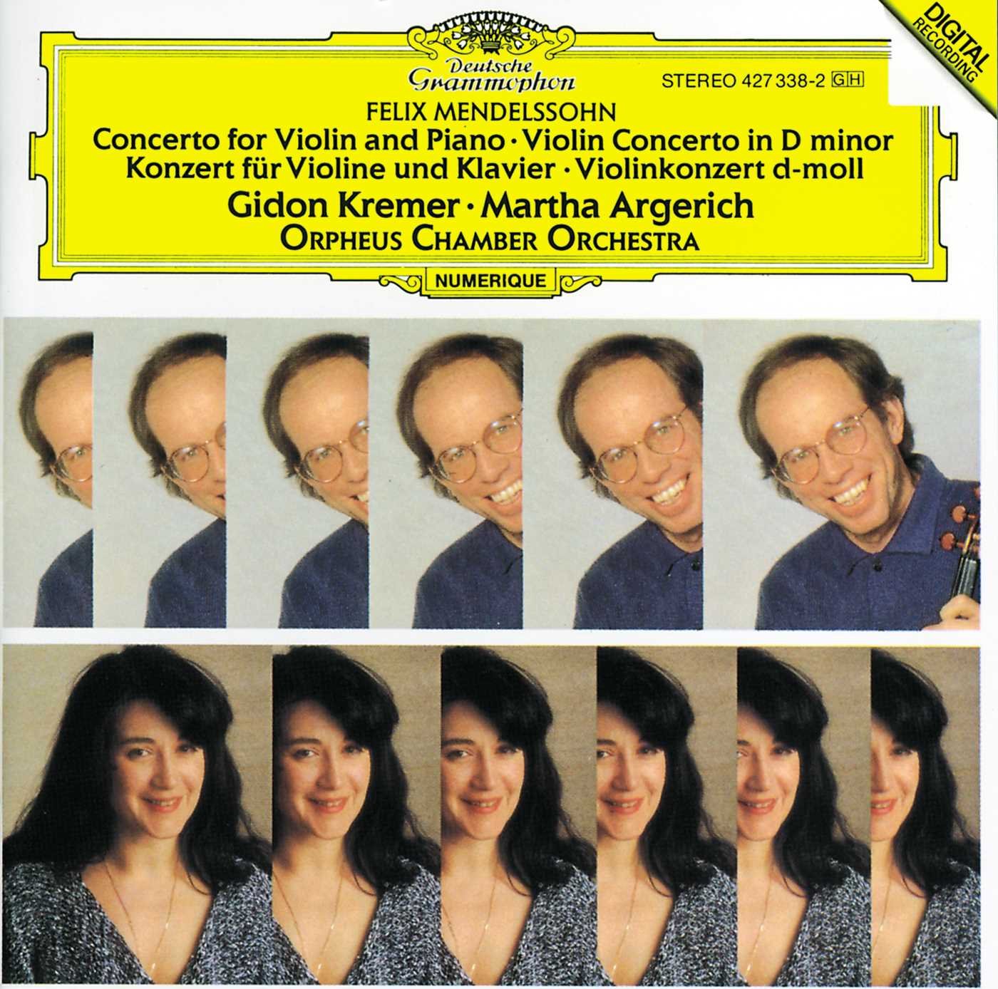 Concerti [Audio CD] Gidon Kremer; Martha Argerich; Felix Mendelssohn and Orpheus Chamber Orchestra