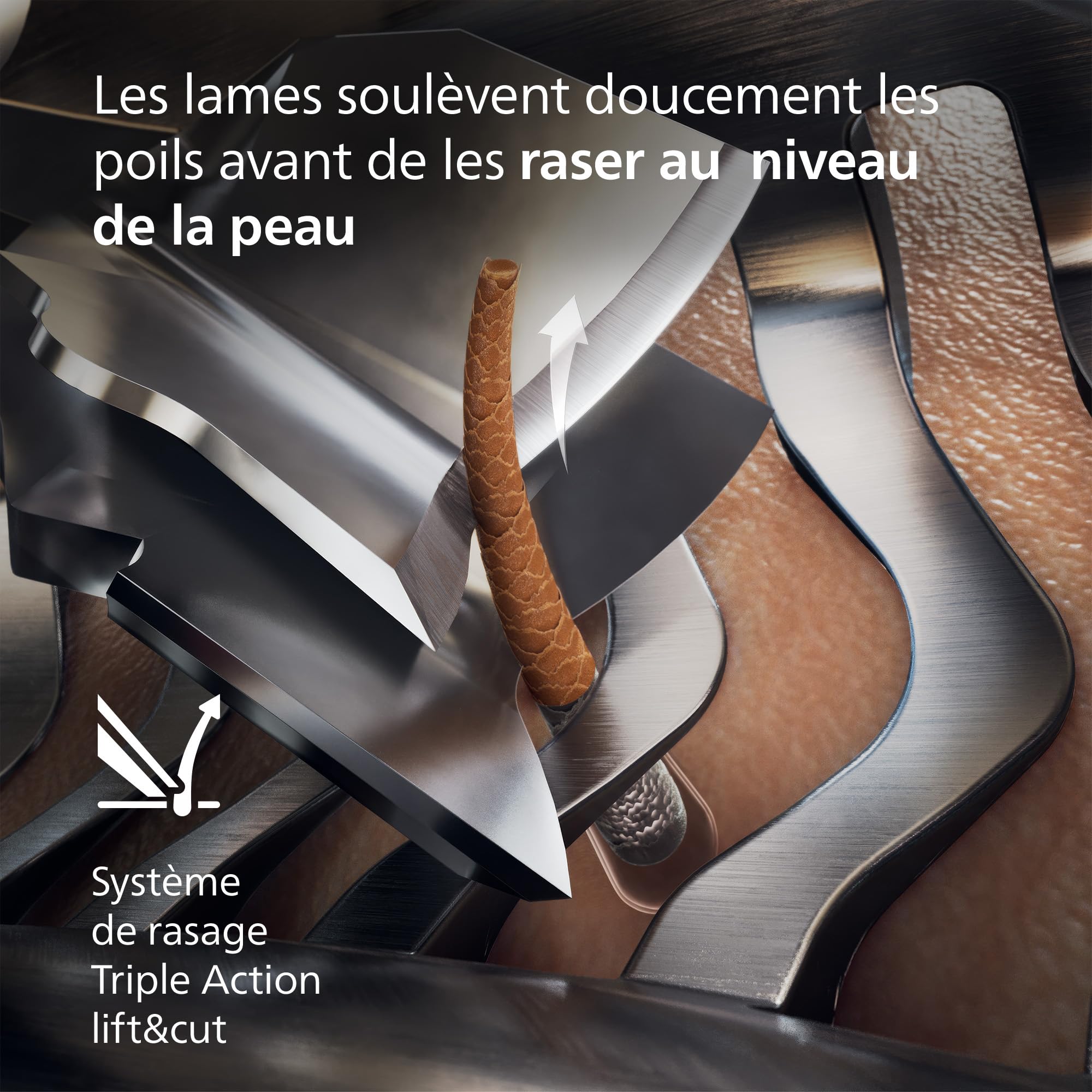 Philips Rasoir i9000 Prestige, Rasoir électrique sec et humide, Avec technologie Skin IQ, Système Triple Lift & Cut, Lames Dual SteelPrecision rotatives à 360°, Pod à nettoyage rapide, XP9207/30