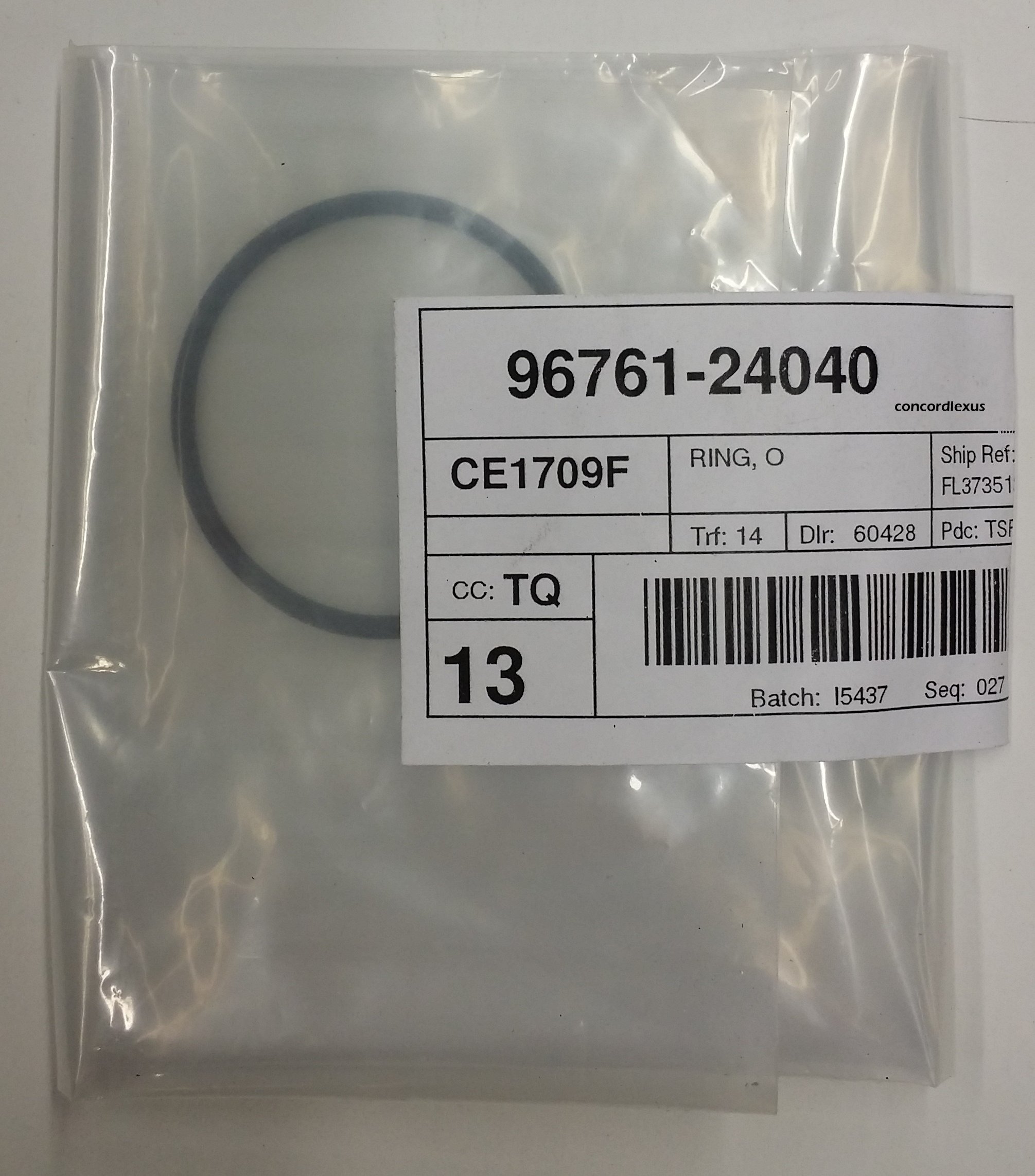 Amazon | TOYOTA (トヨタ) 純正部品 ウォータポンプ Oリング 品番96761