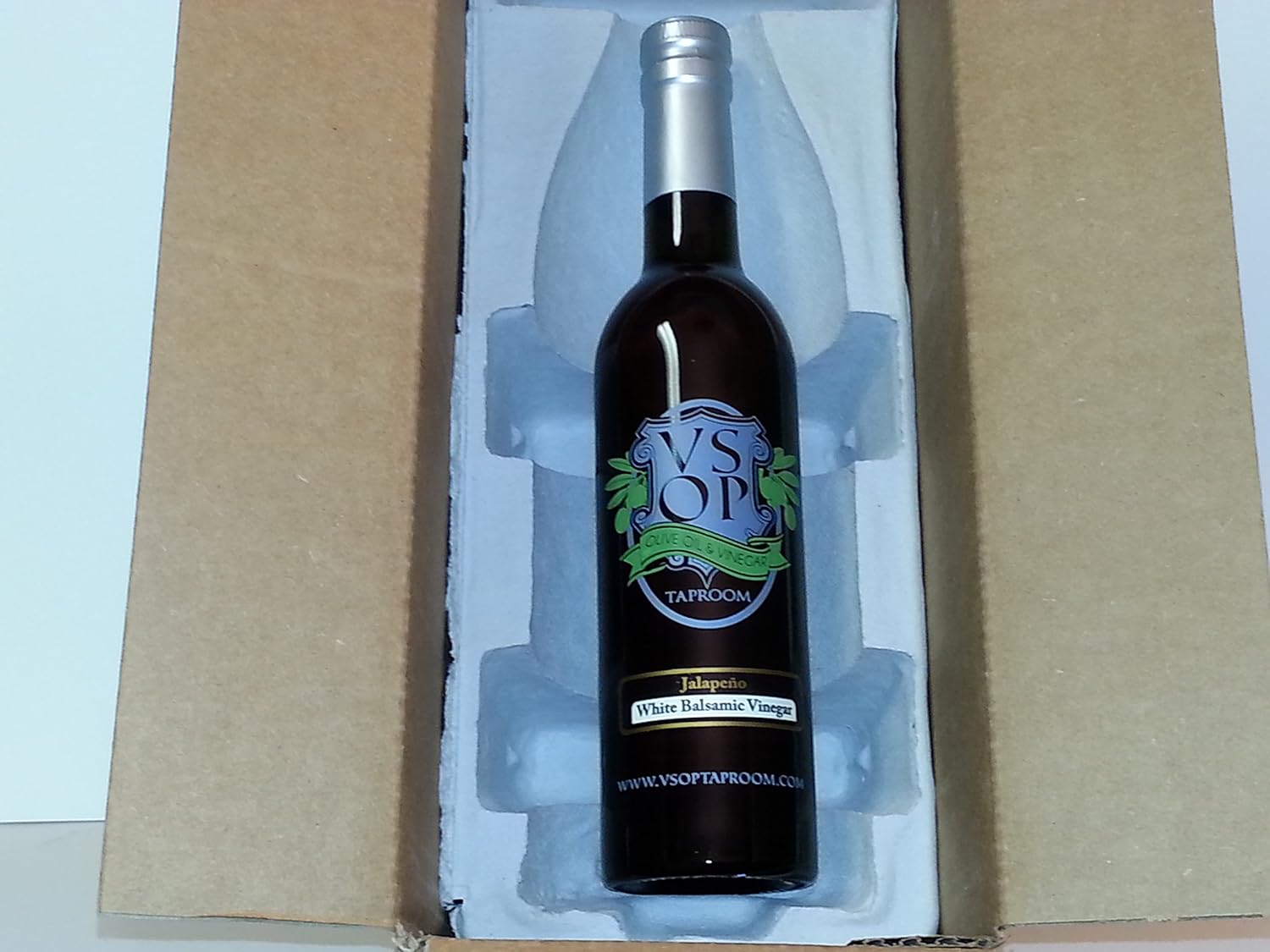 VSOP Jalapeno Aged White Balsamic Vinegar of Modena (375 ml / 12.68 oz)