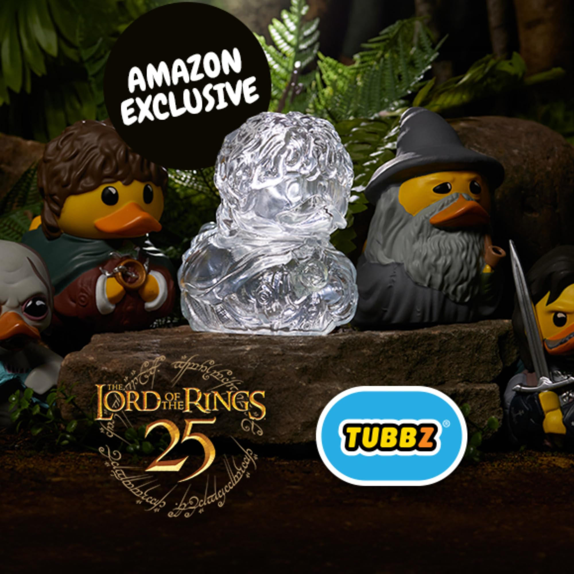 TUBBZ Edizione Collezione: Il Signore degli Anelli – Esclusiva Amazon Frodo Baggins Trasparente Papera Cosplay in Vinile – Collezionabile Ufficiale LOTR