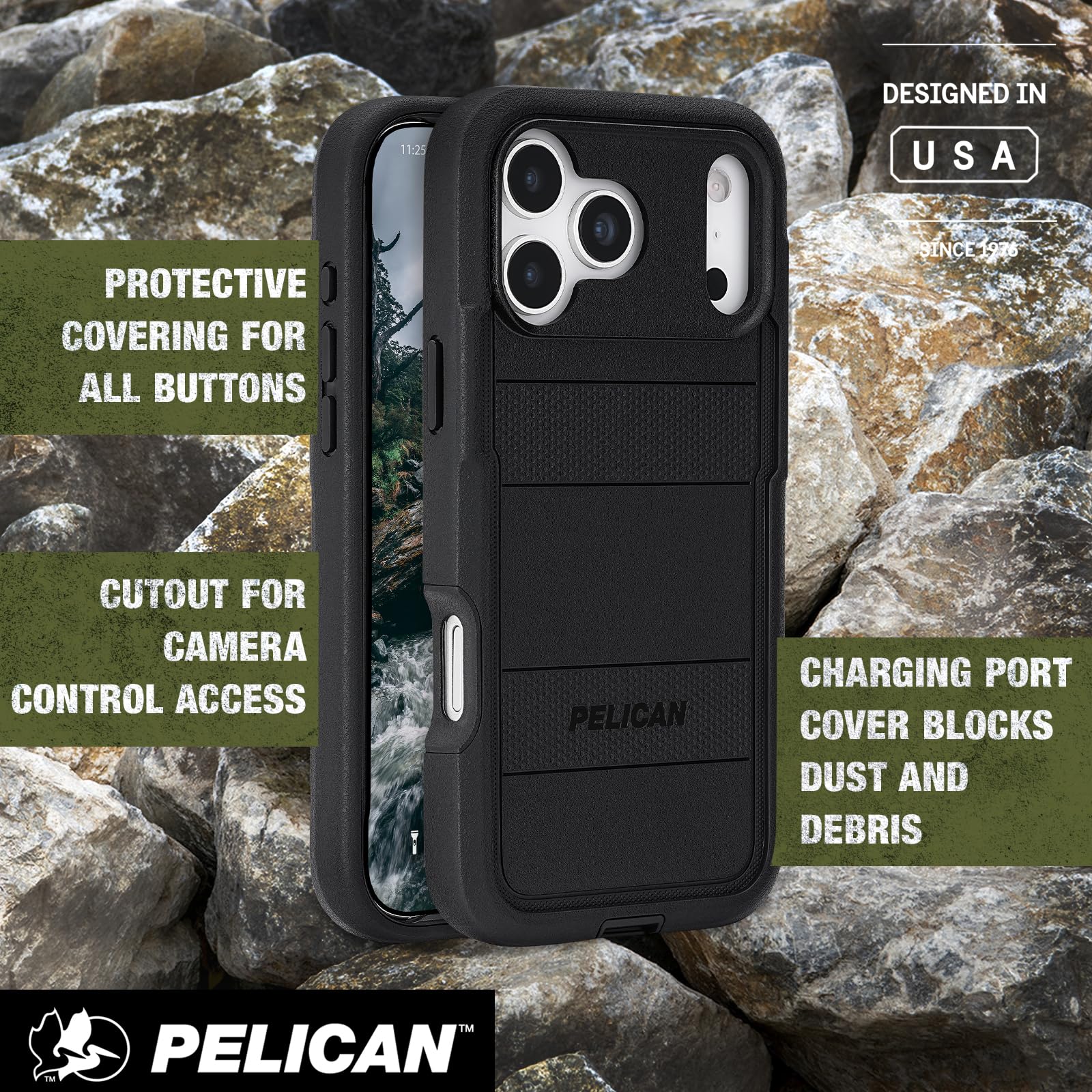 Pelican Voyager Capa para iPhone 17 Pro Max [compatível com