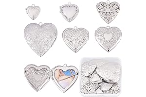 Openable Metal Photo Frame Charm for Jewelry Making