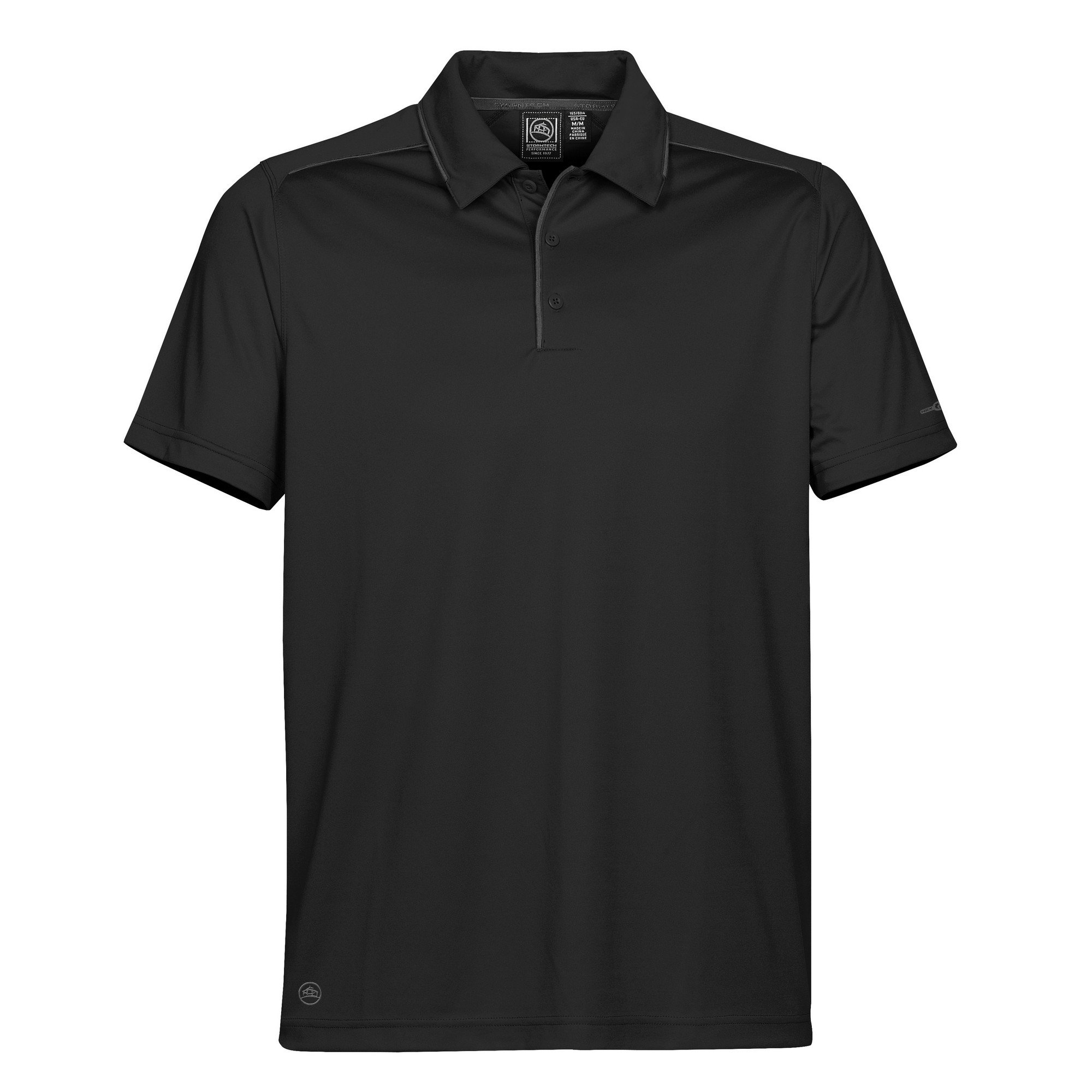 StormtechMens H2X Inertia Performance Polo Shirt (XL) (Black/Graphite)
