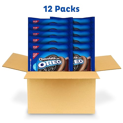 Miniatura 4 de OREO Galletas sándwich de chocolate con crema de chocolate, paquetes de 12 - 15.25 onzas