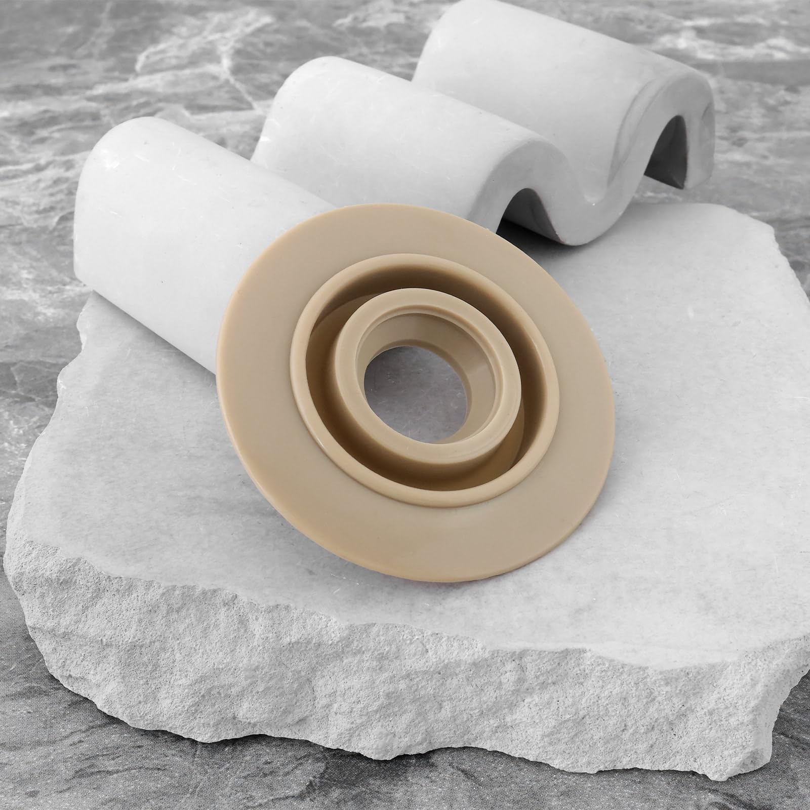 Joint Siphon 2 Joints De Valve De Chasse D'eau | Compatible Wisa 1270 DF/336 DF | Diamètre 68mm Pièce Plomberie WC