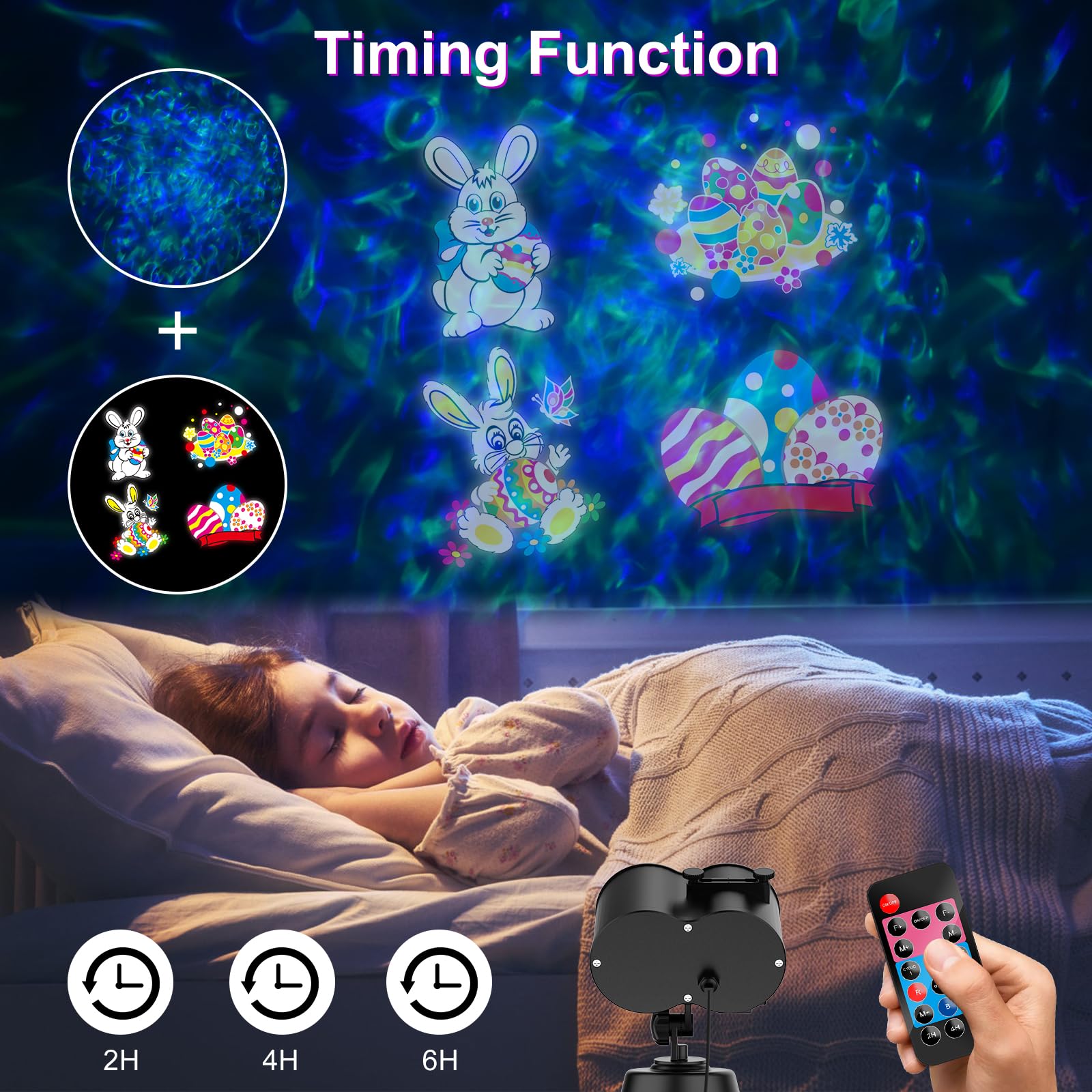 ZZXLOPEZ Projecteur Noel Exterieur, Projecteur LED Noël 2 En 1