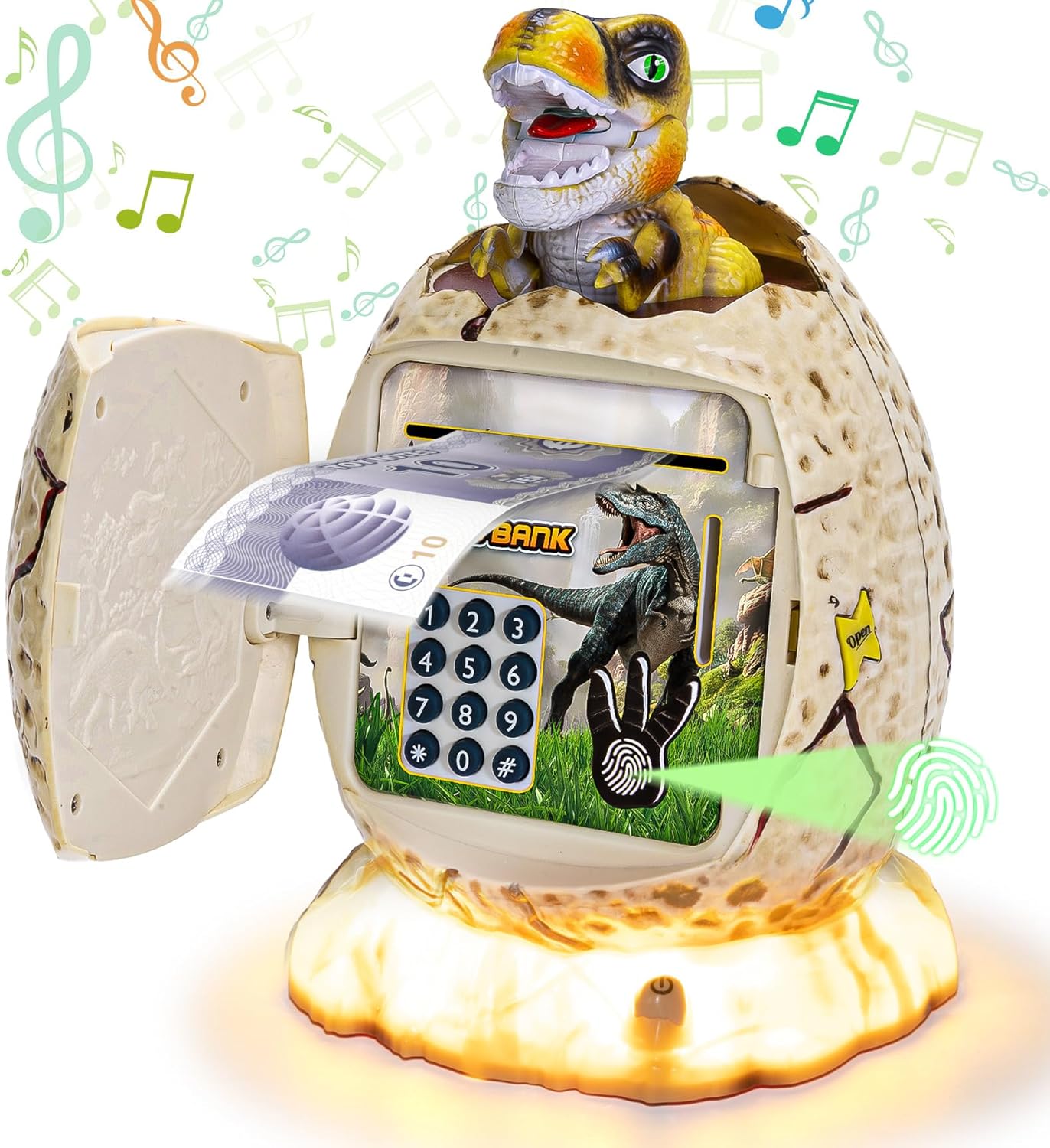 G.C Dinosaur Piggy Bank for Boys with Electronic