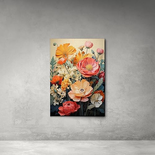 Miniatura 2 de Mid,Century Modern Tropical Banana Leaf, Botanical Flower, Nature and Wilderness Artwork, Mountain Landscape, Retro Art, Wall Decor, Canvas, Art