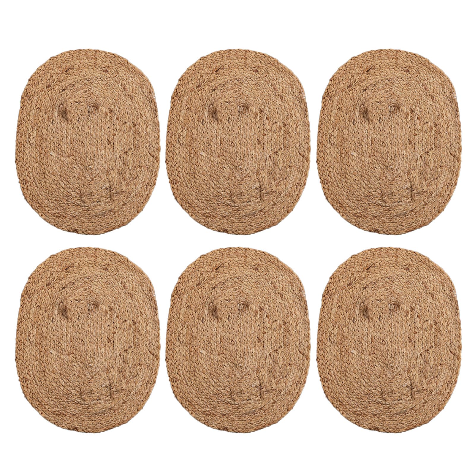 6Pcs Japanese Styles Place Mats Decorative Handwoven Placemat Table Mats Decorations For Outdoor Parties
