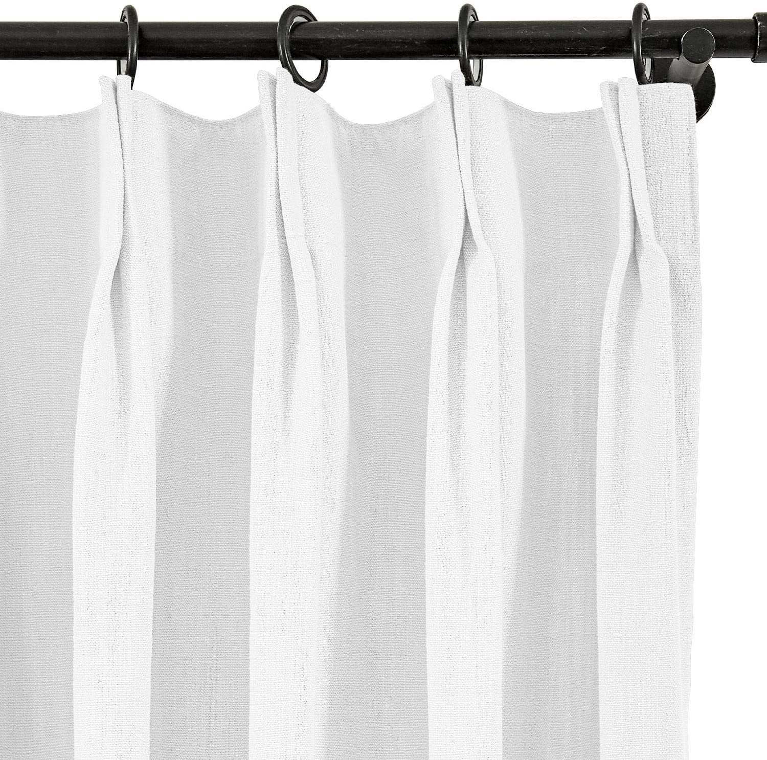 Amazon.com: TWOPAGES Pinch Pleated Loft Curtains, 144 Inch Long