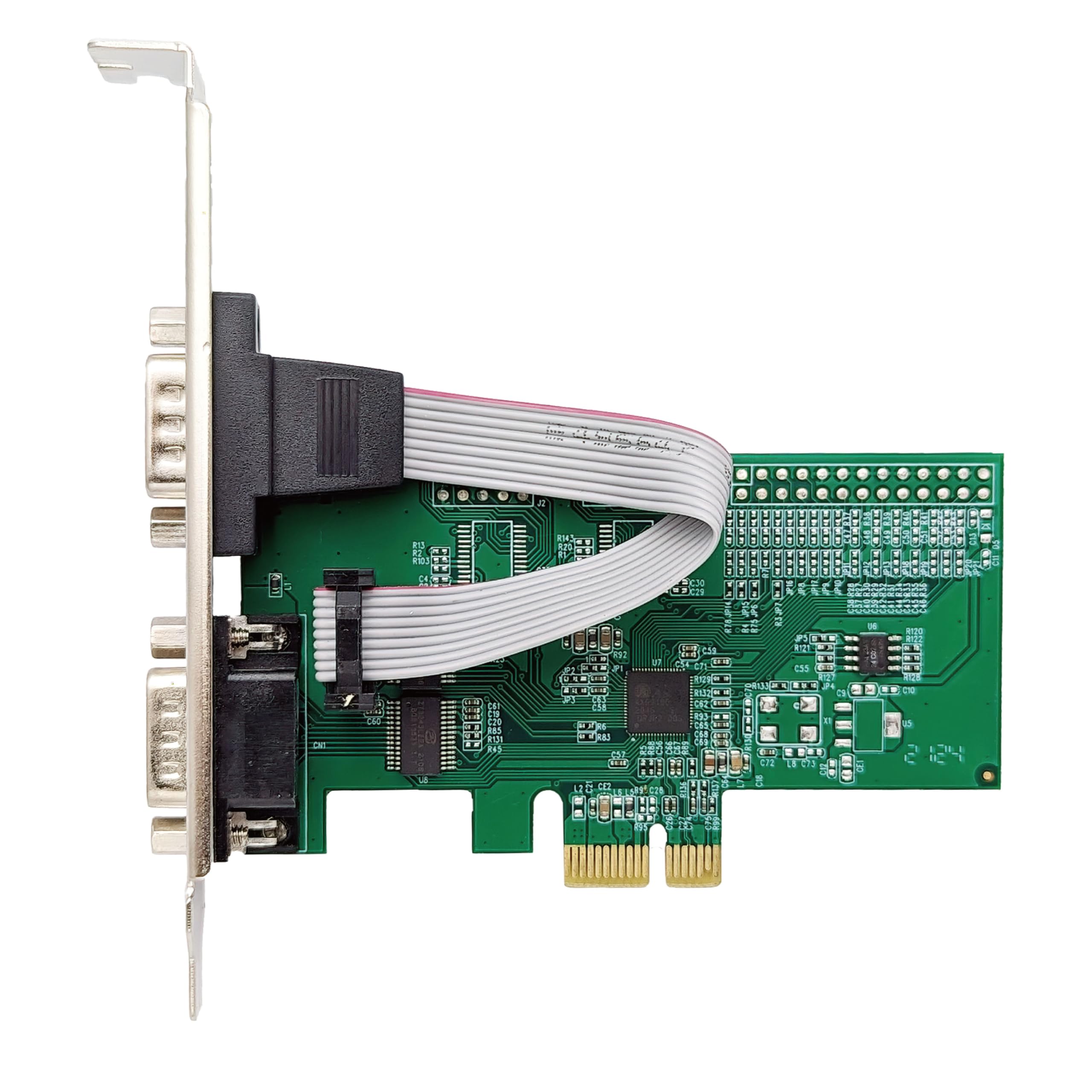 Amazon | エアリア シリアル RS232C 2ポート 増設 PCI Express x1 接続