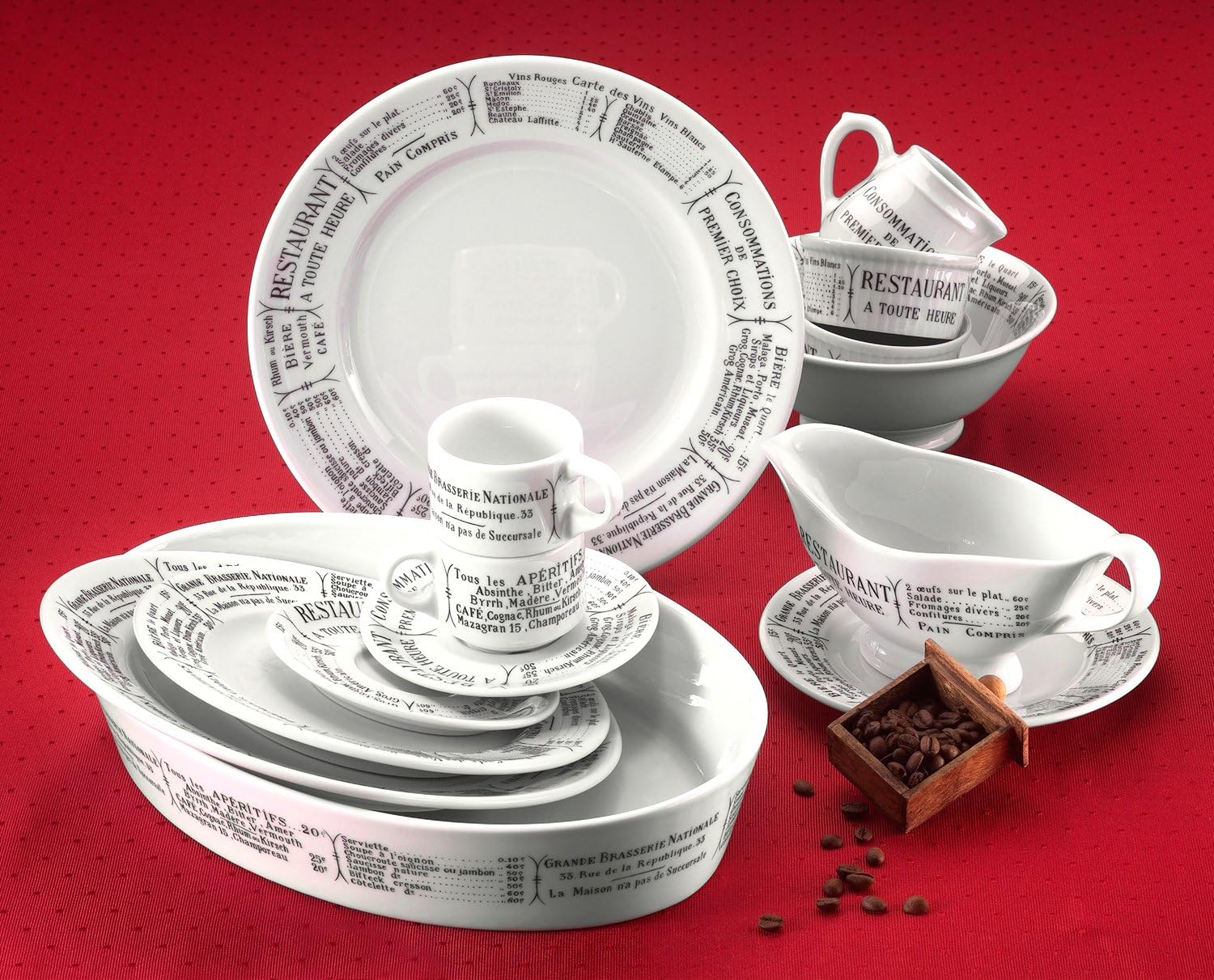 Pillivuyt Brasserie Eared Onion Soup Bowl, 15 Ounce Capacity