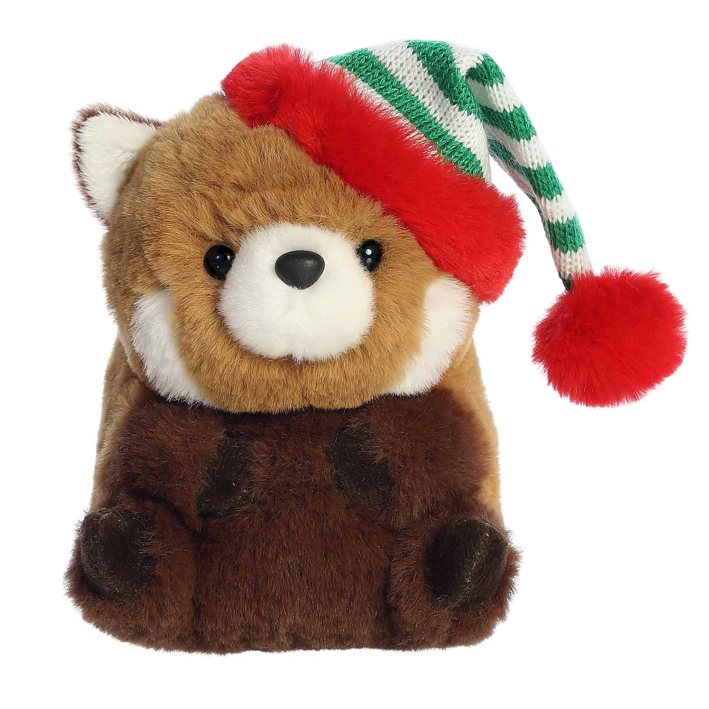 Aurora® Festive Rolly Pet™ Romi Red Panda™ Stuffed Animal - Adorable Companions - On-The-Go Fun - 5 Inches