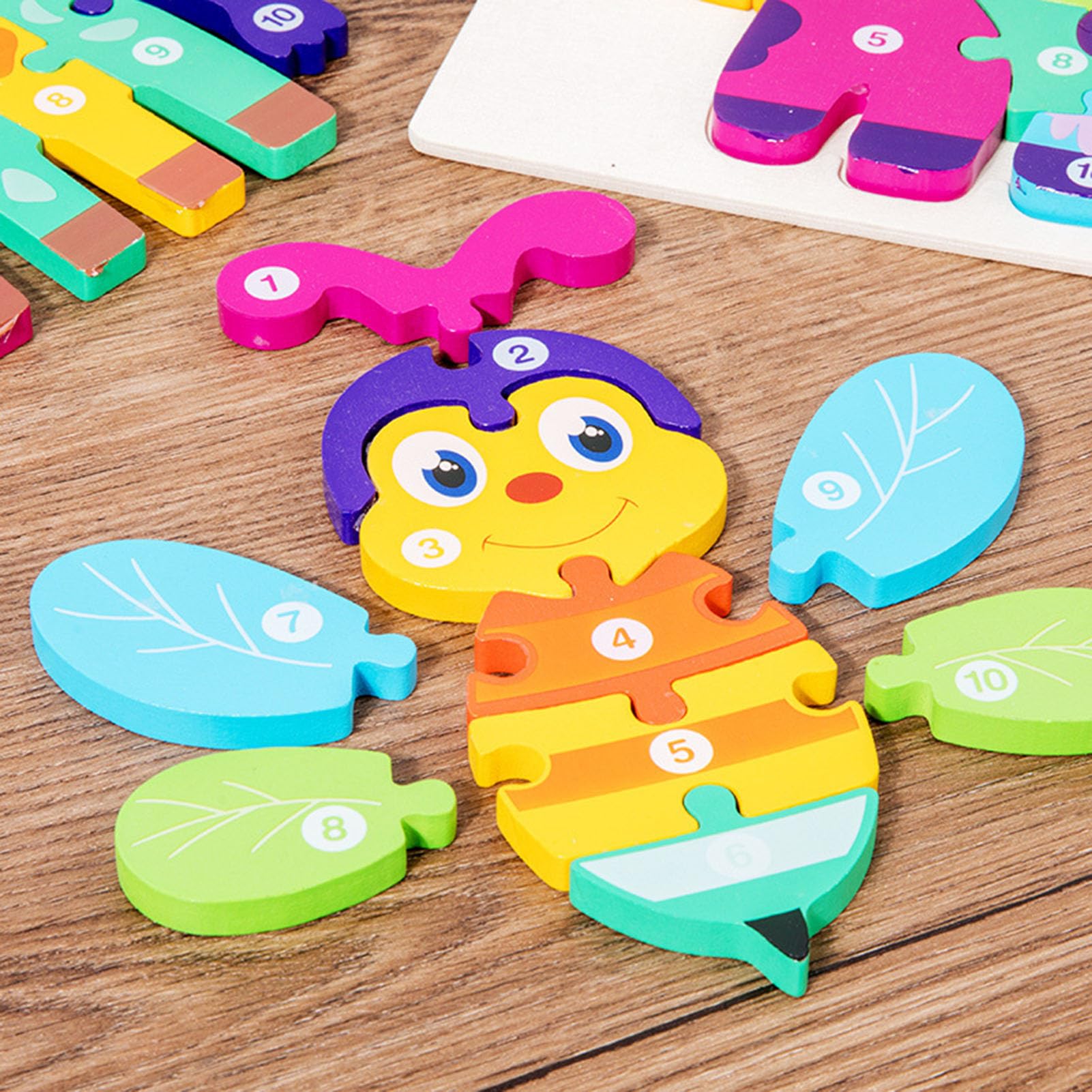 Set de Rompecabezas 3D de Animales, Juguete Educativo para el Desarrollo Cognitivo Temprano
