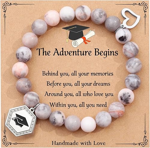 Miniatura 8 de TONY &amp; SANDY Regalos de graduación para ella 2023  Pulseras inspiradoras regalos de graduación para graduación de secundaria secundaria  Con caja de