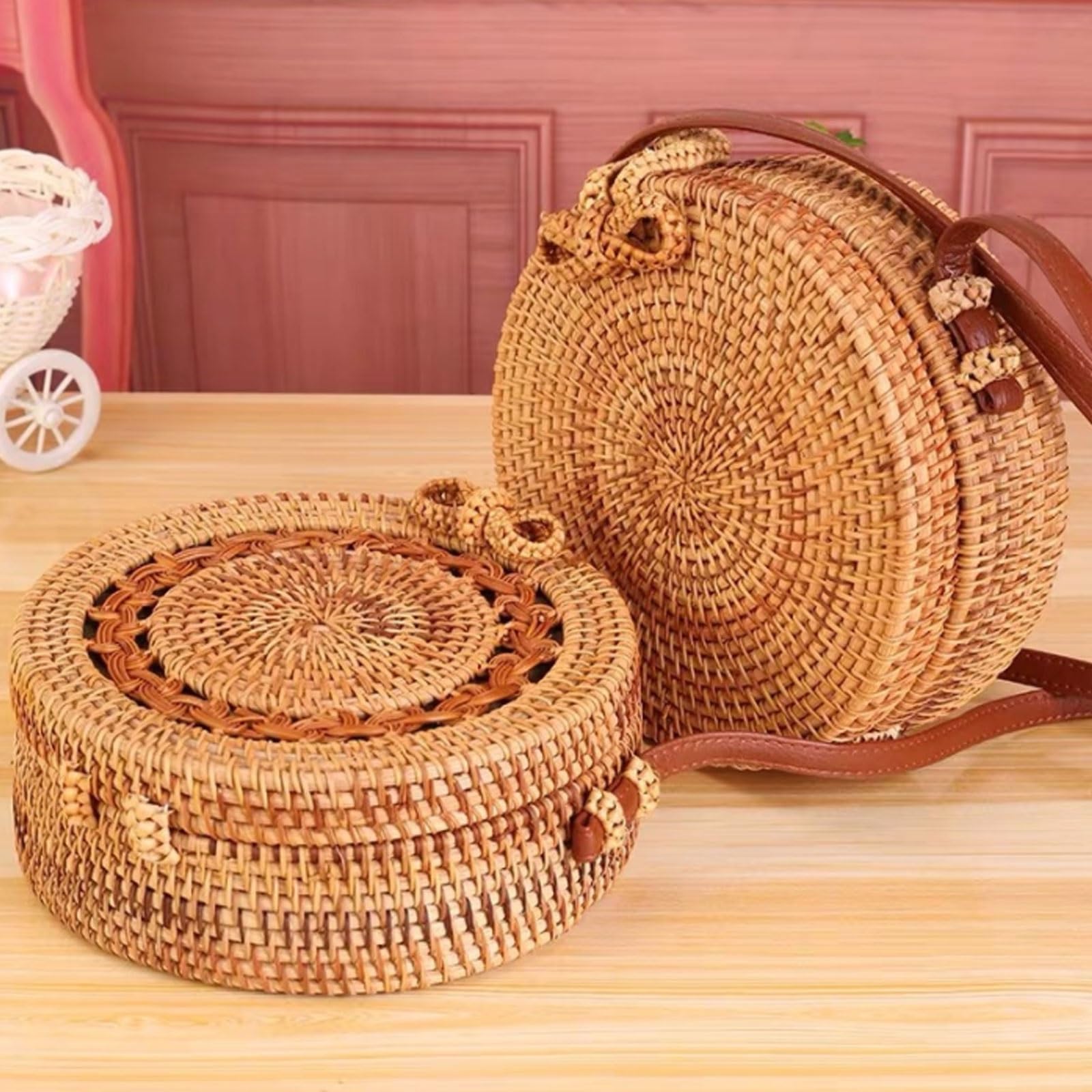Rollo Ratán Natural, Rollo de Ratán, 250/500g Médula de Ratán, Rollo de Mimbre Trenzado para Trenzado Manualidades, Cestería, Beige Mimbre Rollo, Ratan Natural por Metros(5-6mm,250g)
