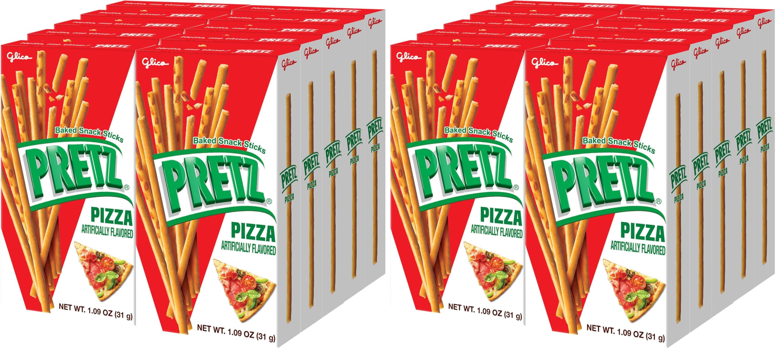 Amazon.com: Glico Pretz Biscuit Stick, Pizza Flavored, 1.09 Ounce